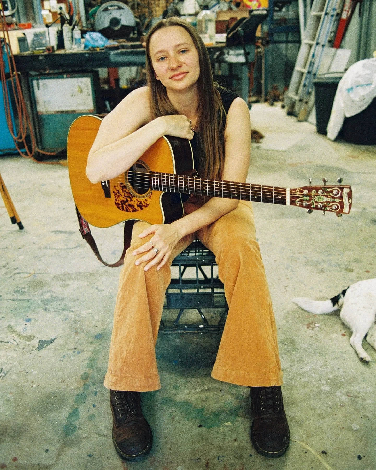 Perched a&rsquo;top her milk crate throne 👑

Stoked to announce I have been nominated for @wam_musicwa  Regional Act of The Year ~ 2025 💃🏼

Its been a fun year thats for sure 🎶☺️

📸 @robsolete_format