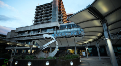 Royal Free Hospital in Hampstead