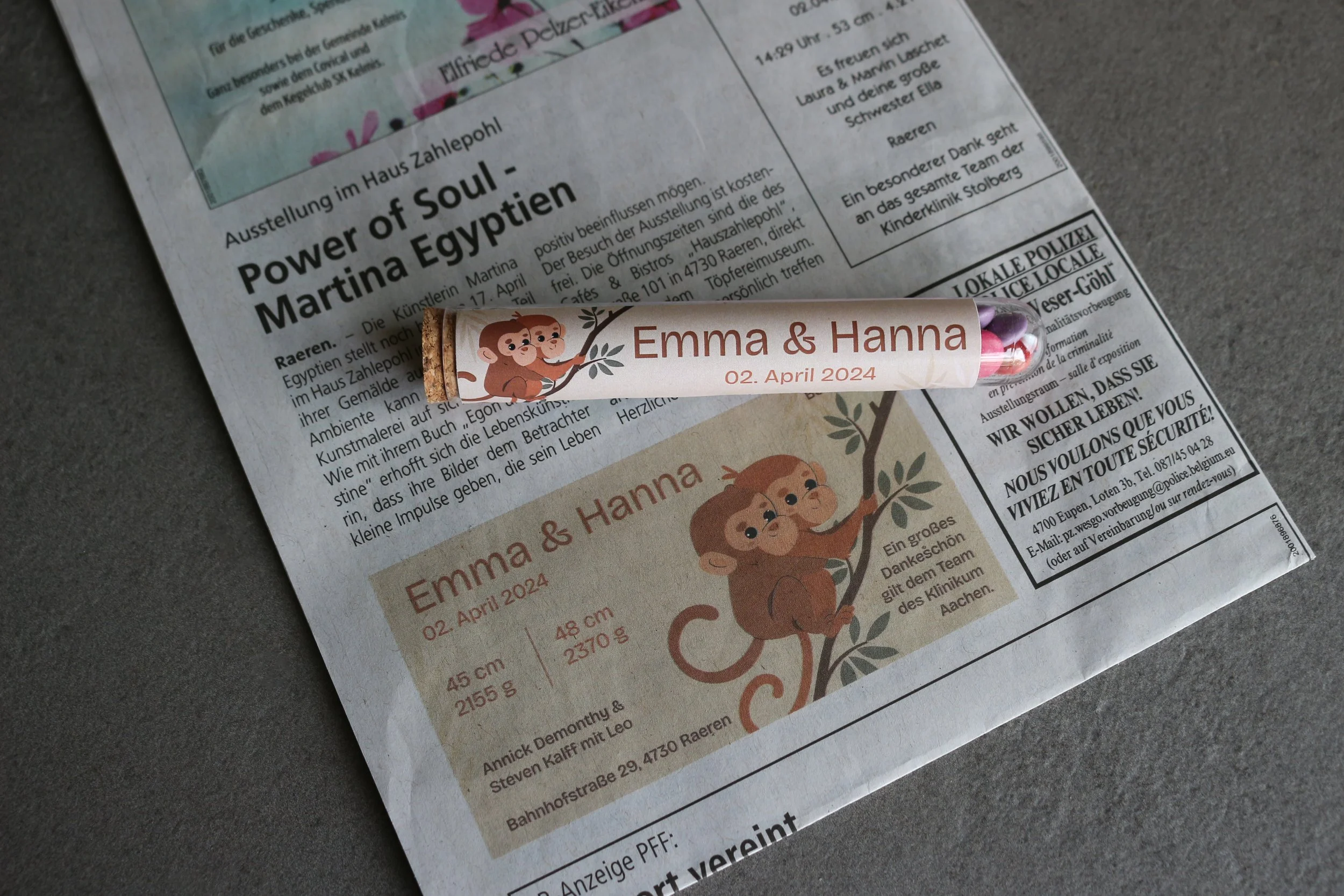 Emma & Hanna - Geburt