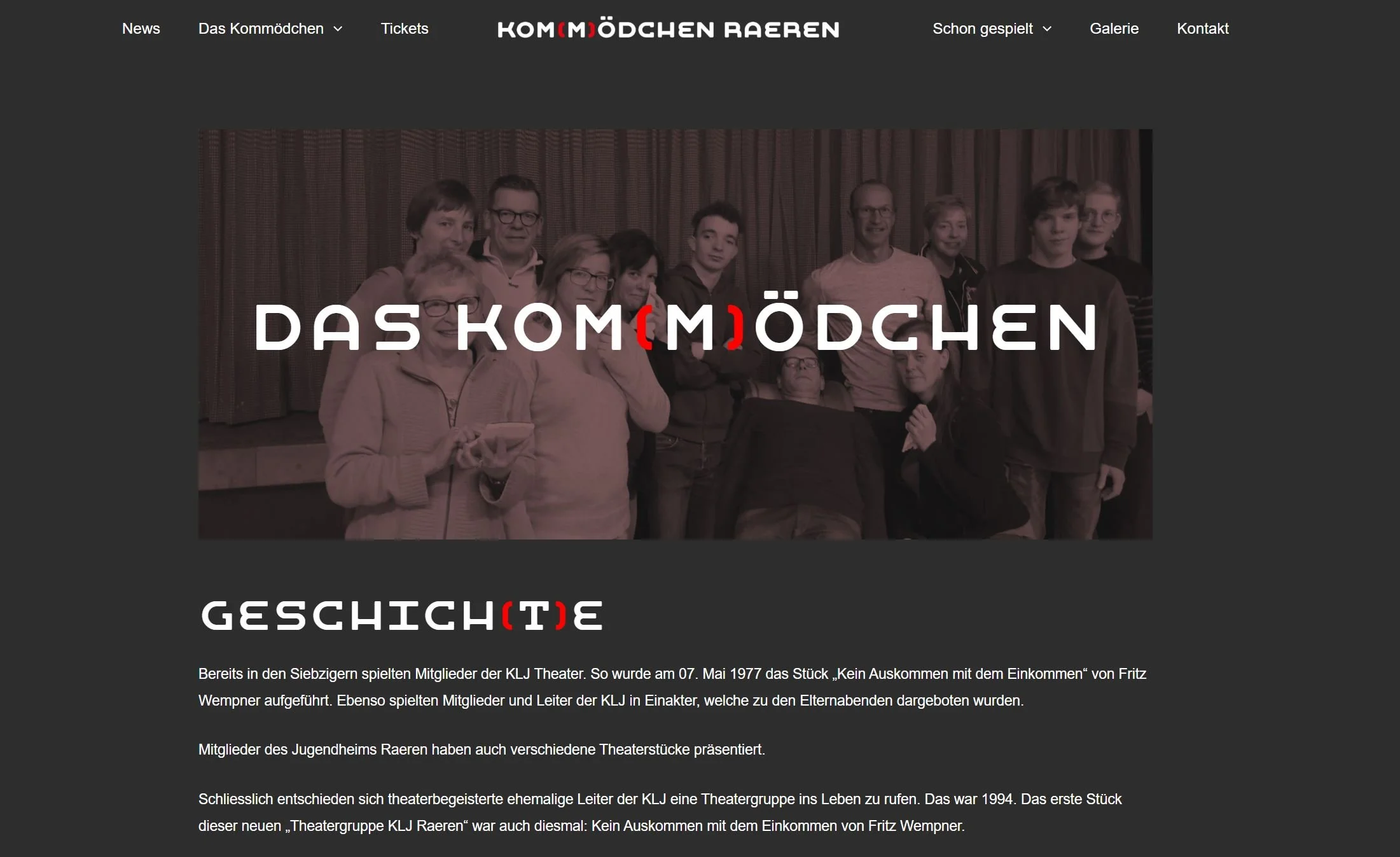 Kommödchen - Webseite