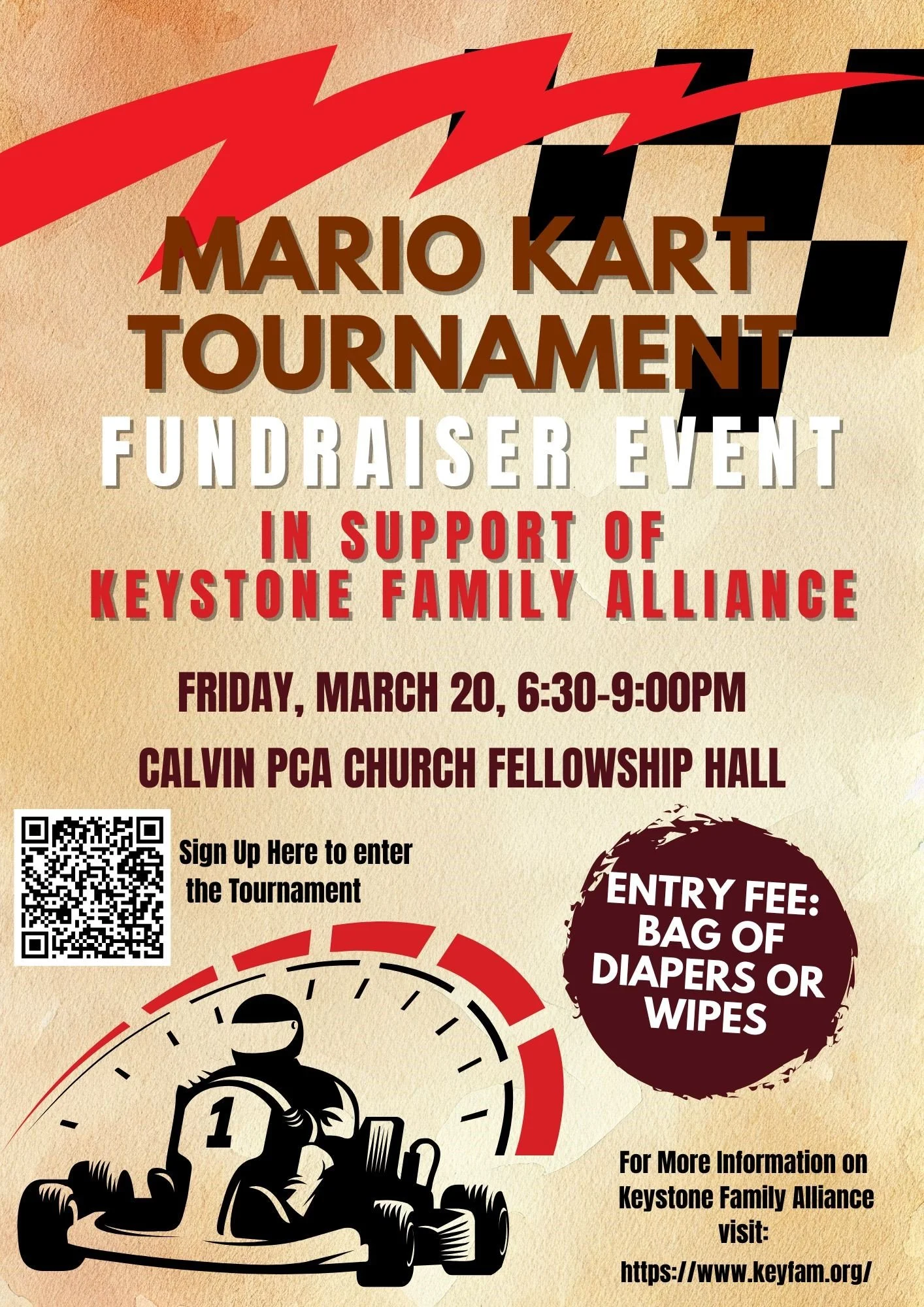 Mario Kart Tournament Fundraiser