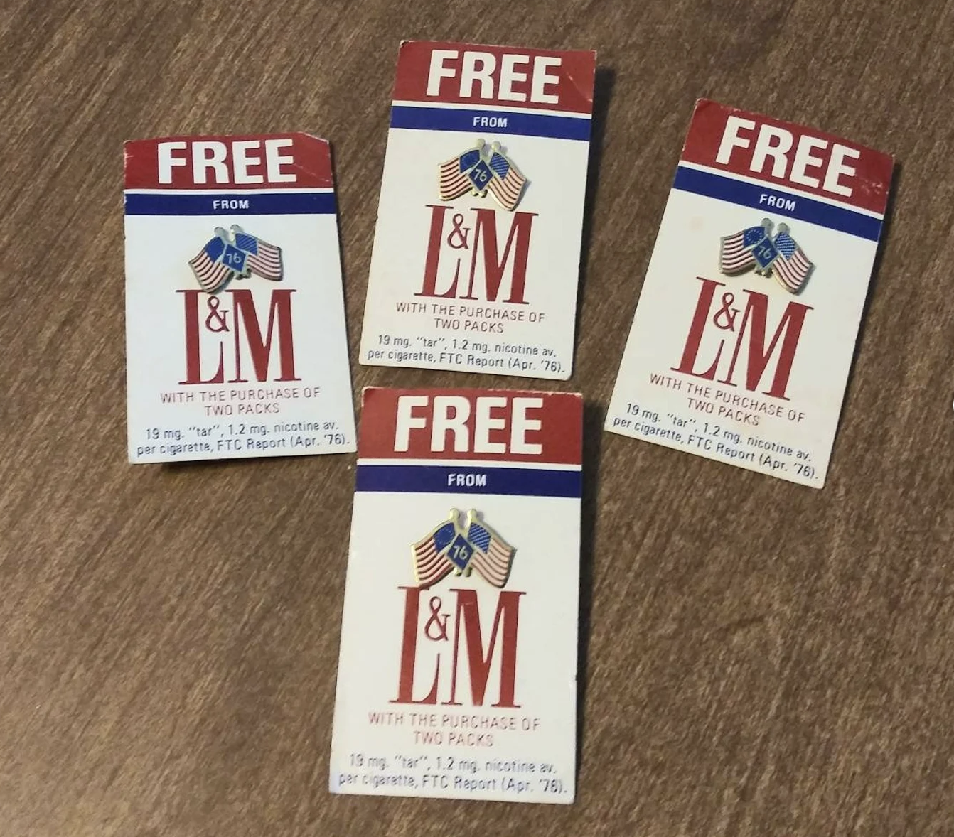 Bicentennial Cigarette Promos