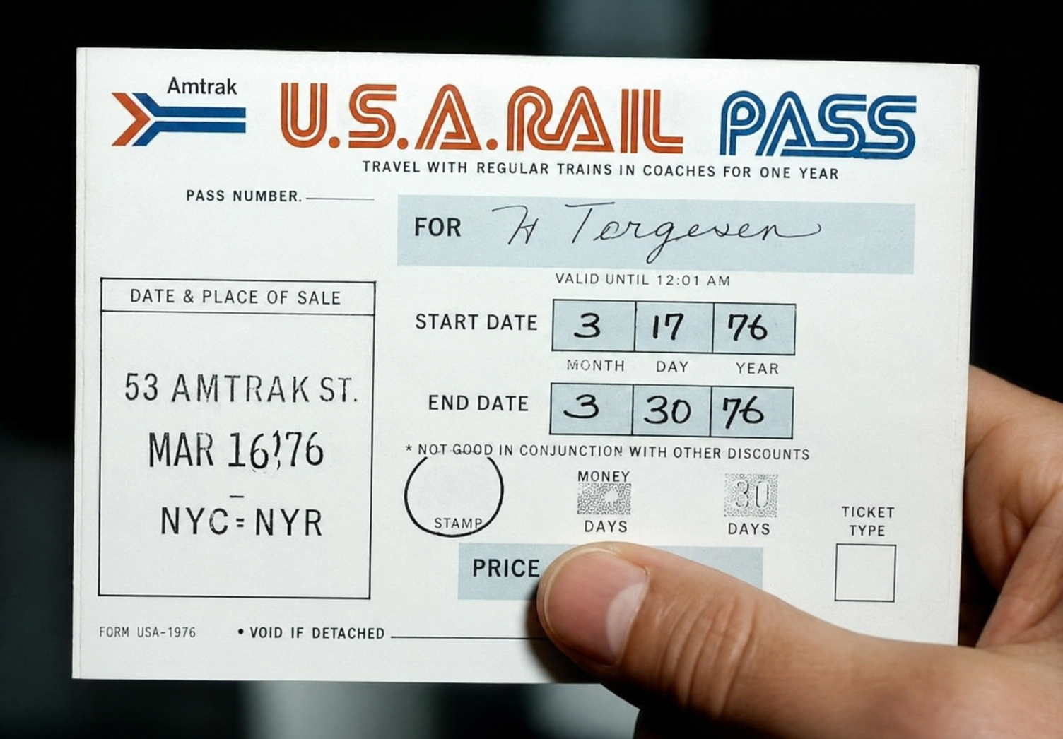Bicentennial Amtrak