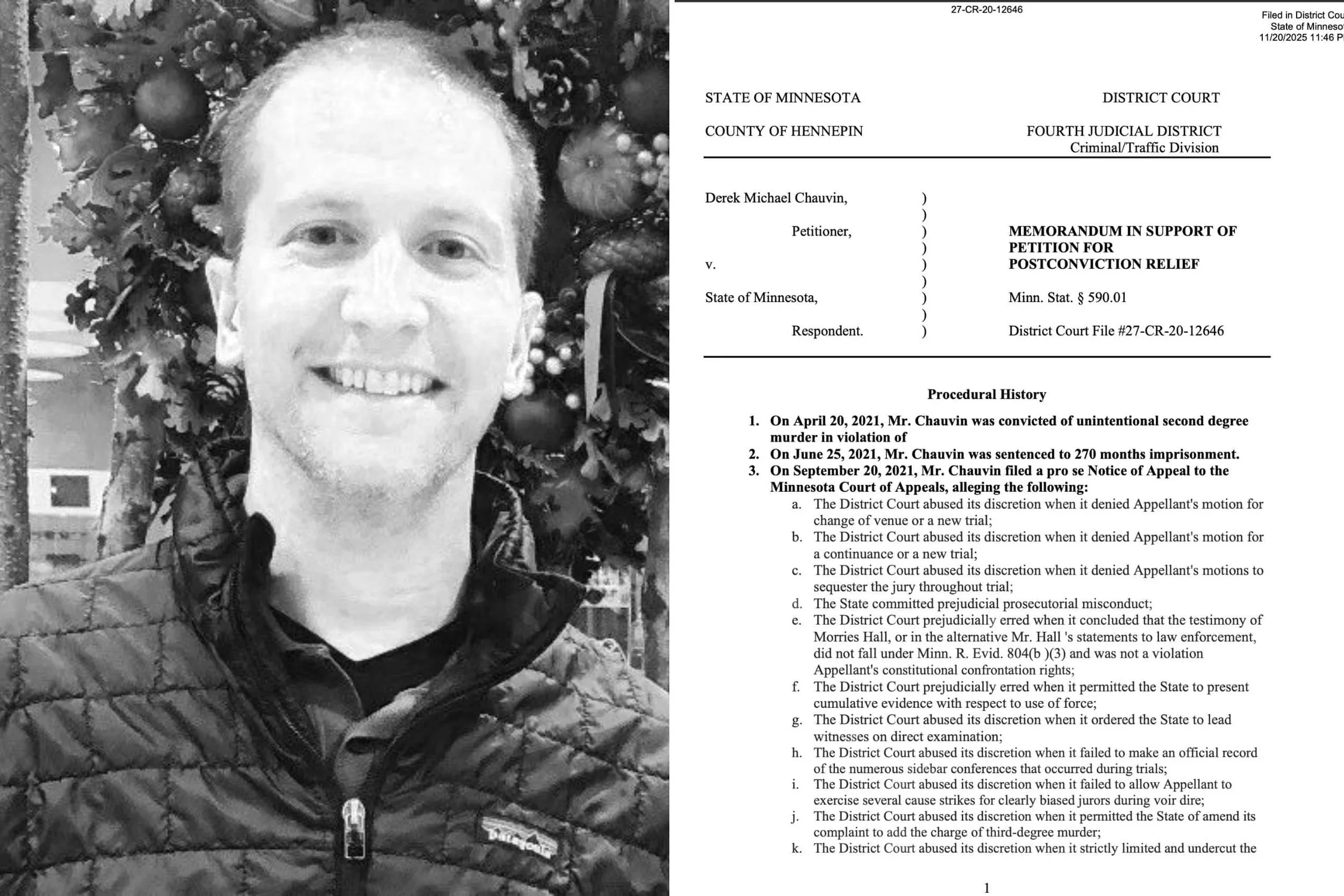 BREAKING: Derek Chauvin’s attorney files new petition, says prosecution ‘can only run from the truth for so long’