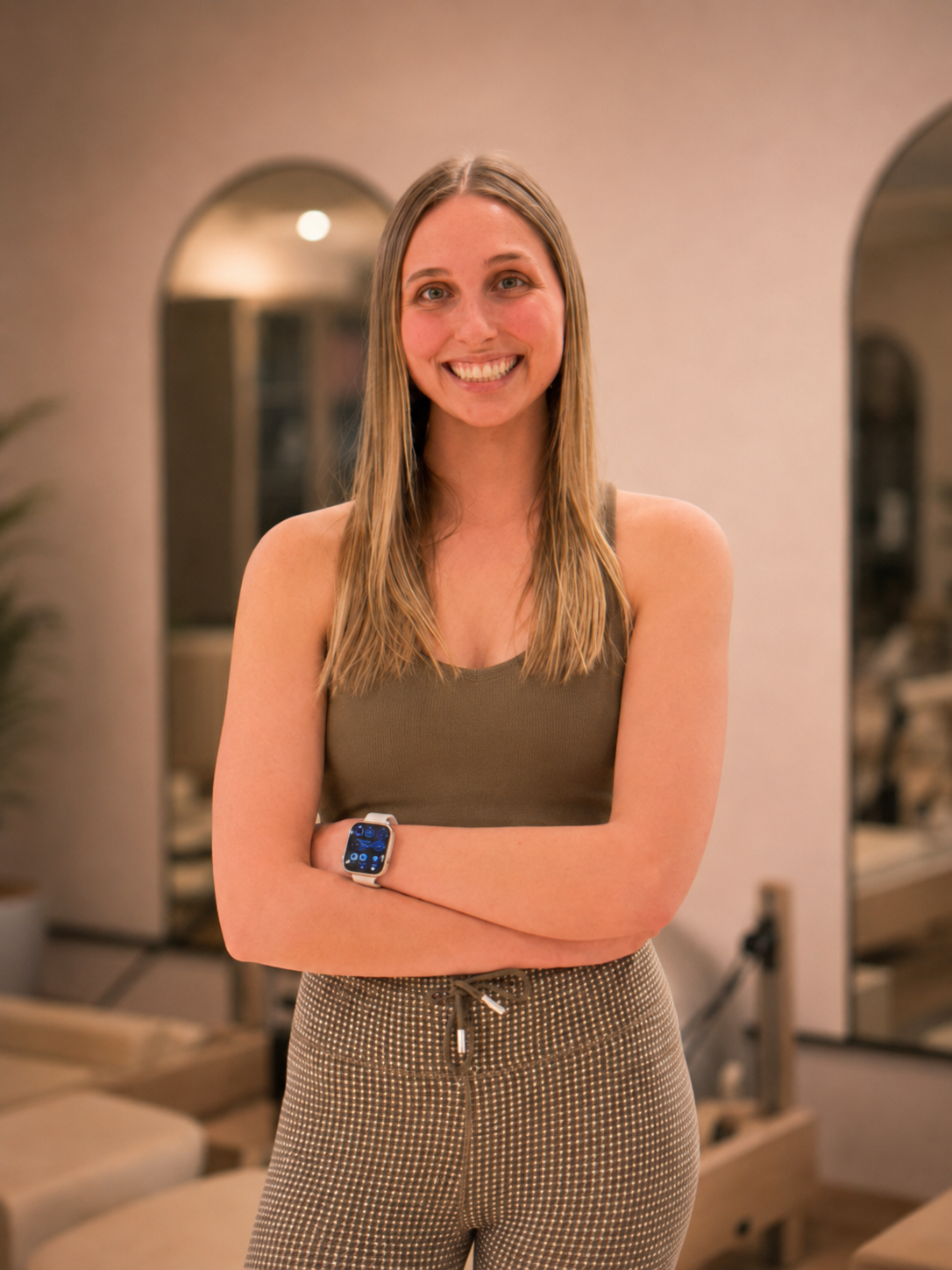 Paige Hoover Pilatesville Instructor, Qualifications: • Nationally Certified Pilates Instructor • Balanced Body Comprehensive Pilates Instructor Training Certificate  •BA in Dance from University of Wisconsin Stevens Point 