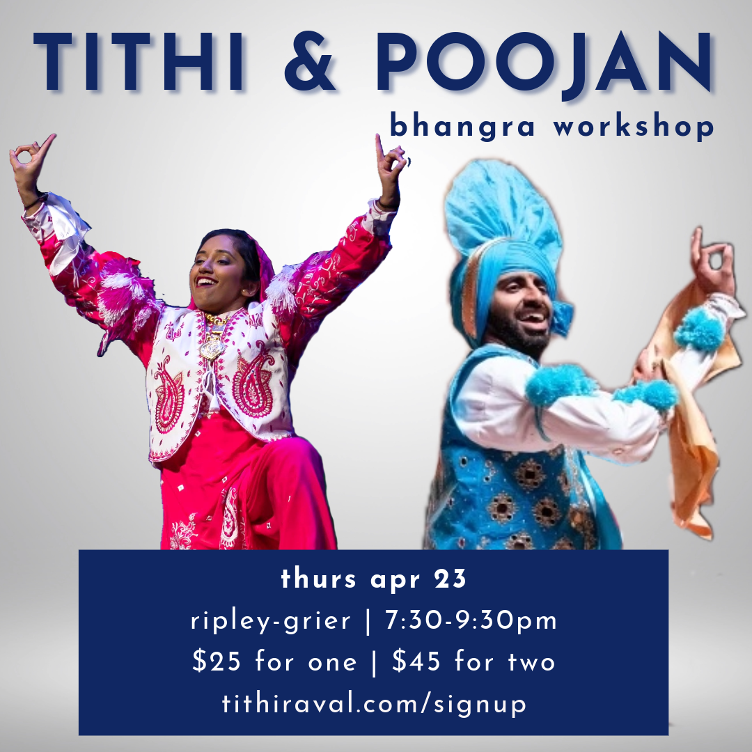 Apr 23 - NYC - Bhangra (with Poojan Raval)