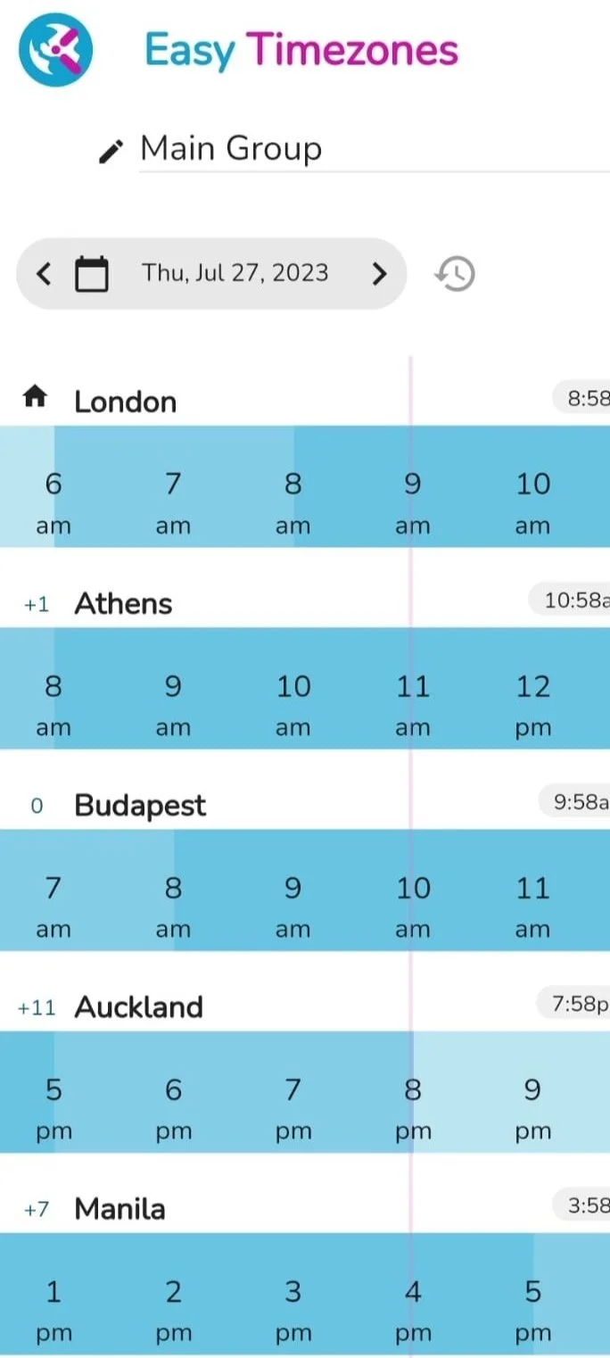Easy Timezones