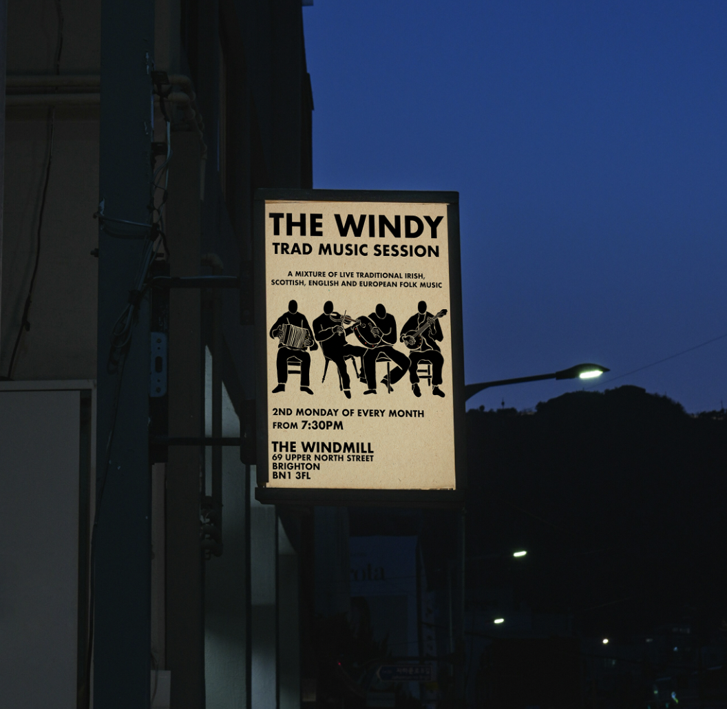 Windmill Pub Music Session Poster