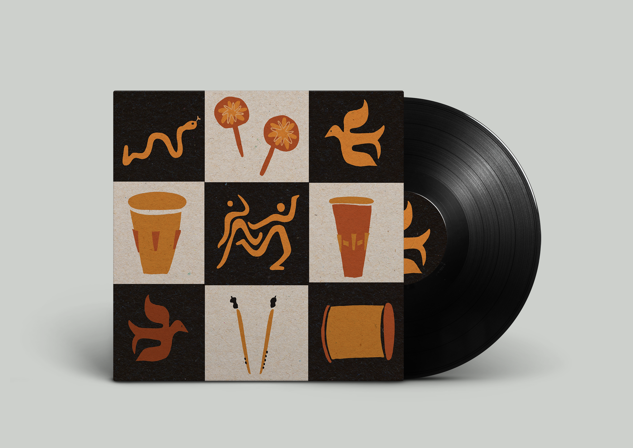 Colombian Music Illustration