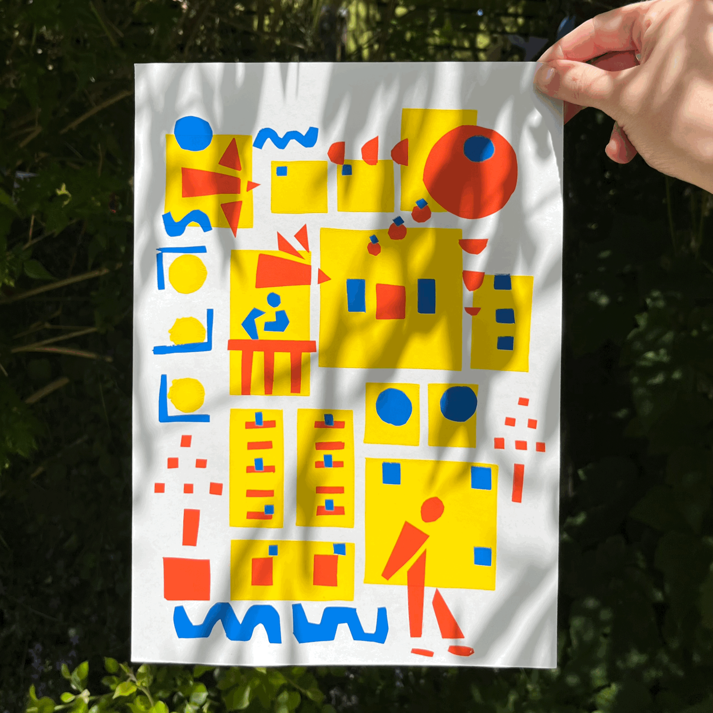 The Shapes of Barcelona - Screen Print Series
