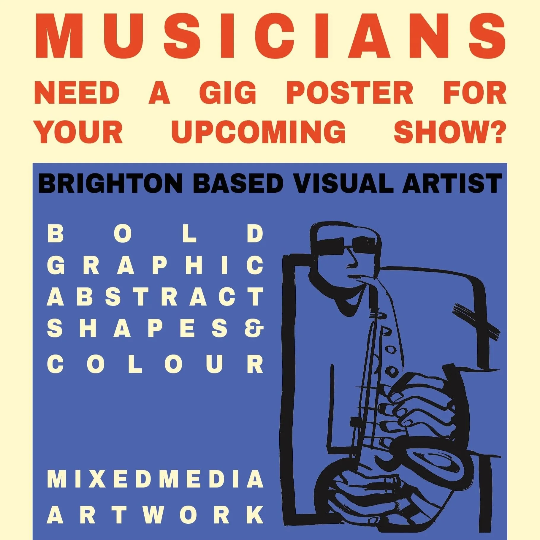 Musician Call Out Promotional Flyer