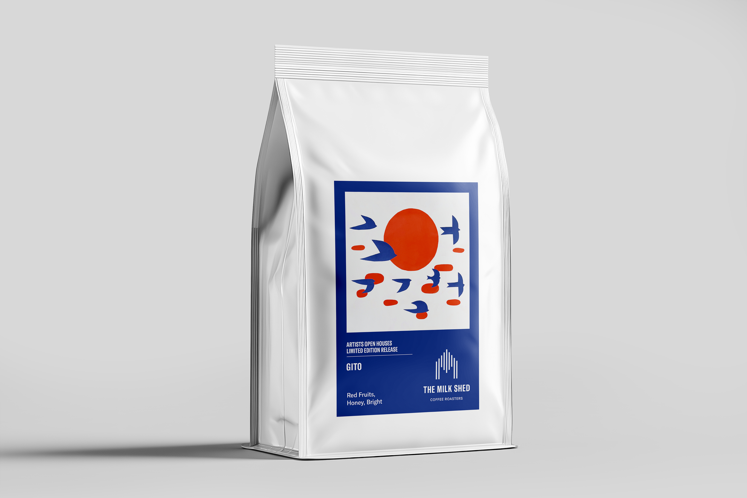 The Milk Shed Coffee Bag Design