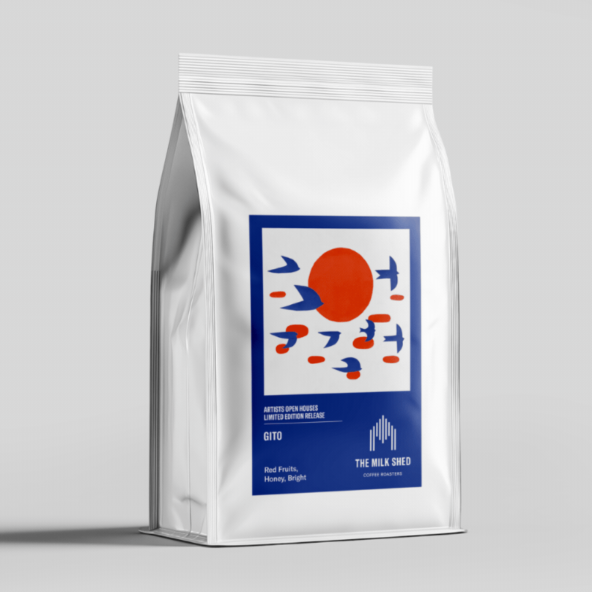 The Milk Shed Coffee Bag Design