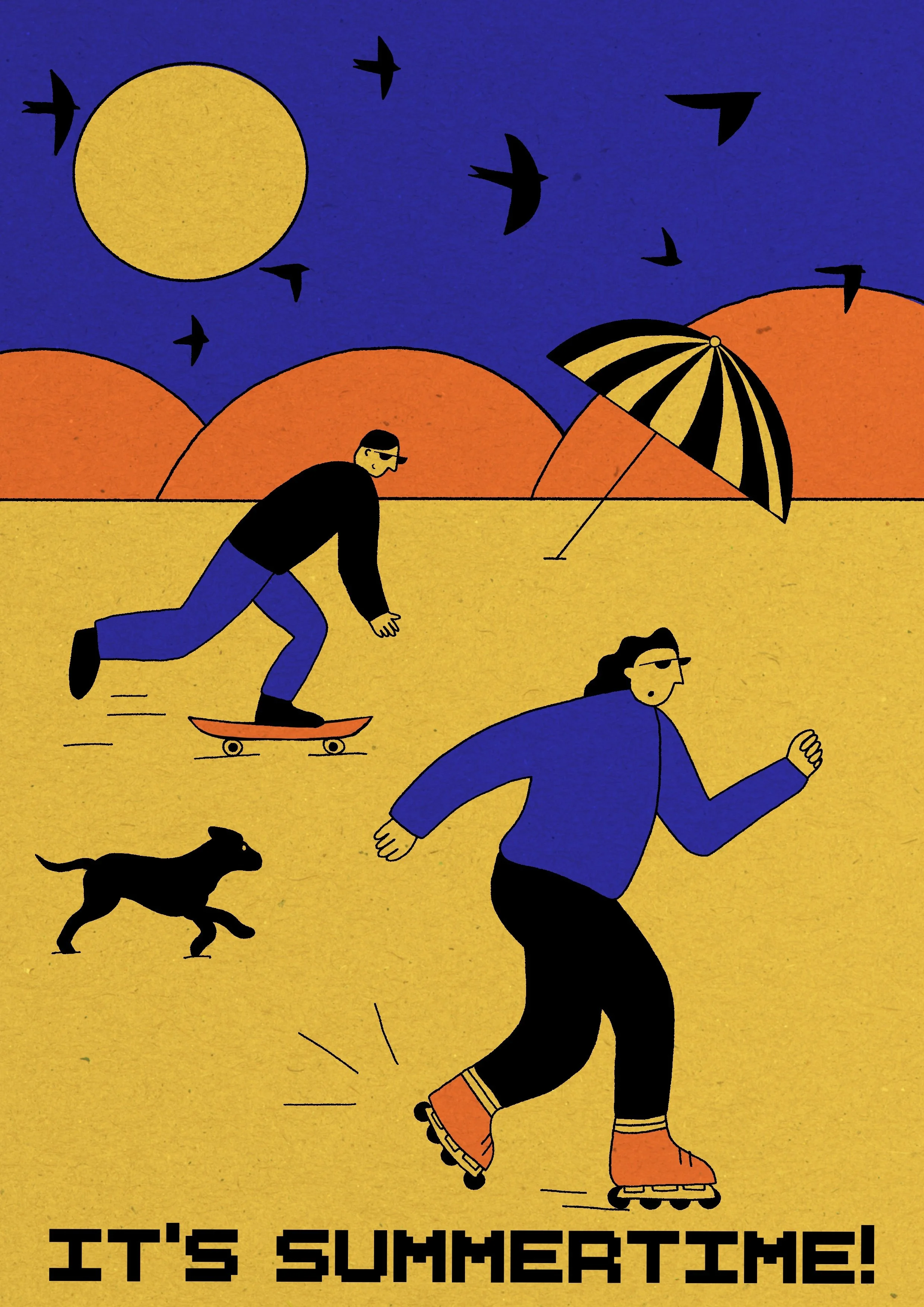 It's Summertime! Illustration