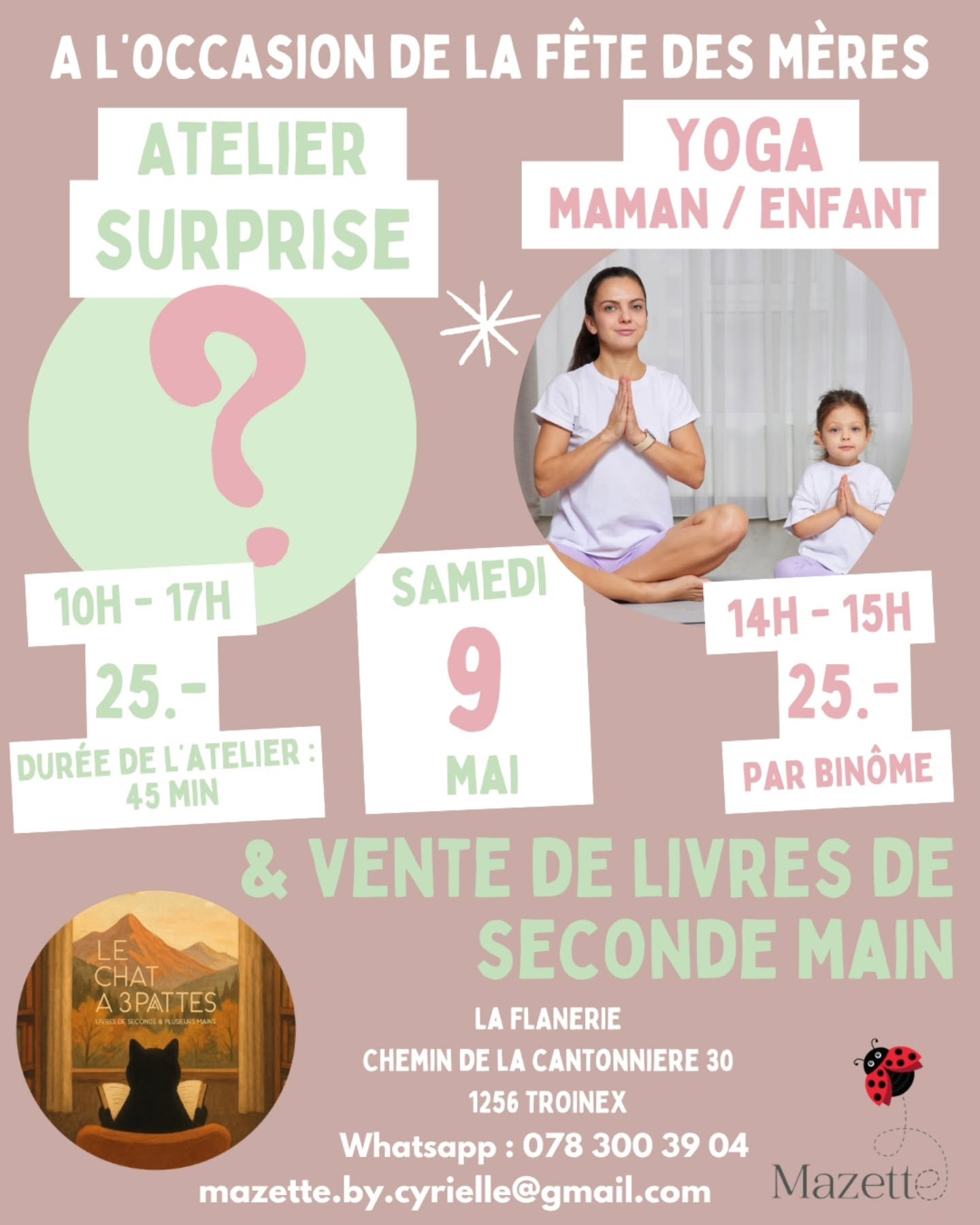 La Fl&acirc;nerie &agrave; la gentillesse de nous accueillir dans son jardin et &agrave; l'occasion de la f&ecirc;te des m&egrave;res nous vous avons concoct&eacute; un tr&egrave;s joli programme 🌷 
💝 Pour vous faire chouchouter et vous faire plais