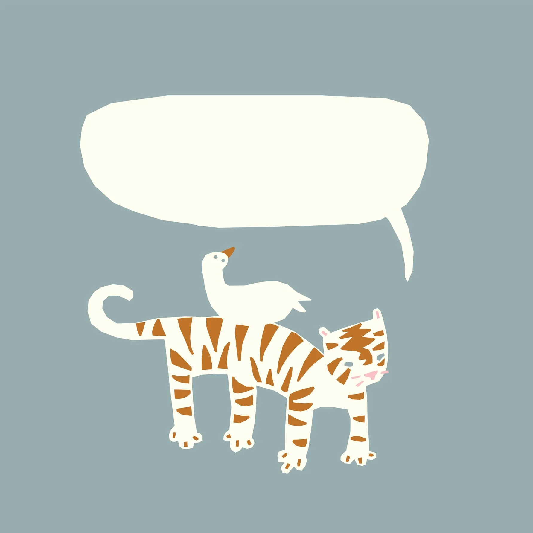 Tiger and Duck Hazy Bandana Panel PREORDER