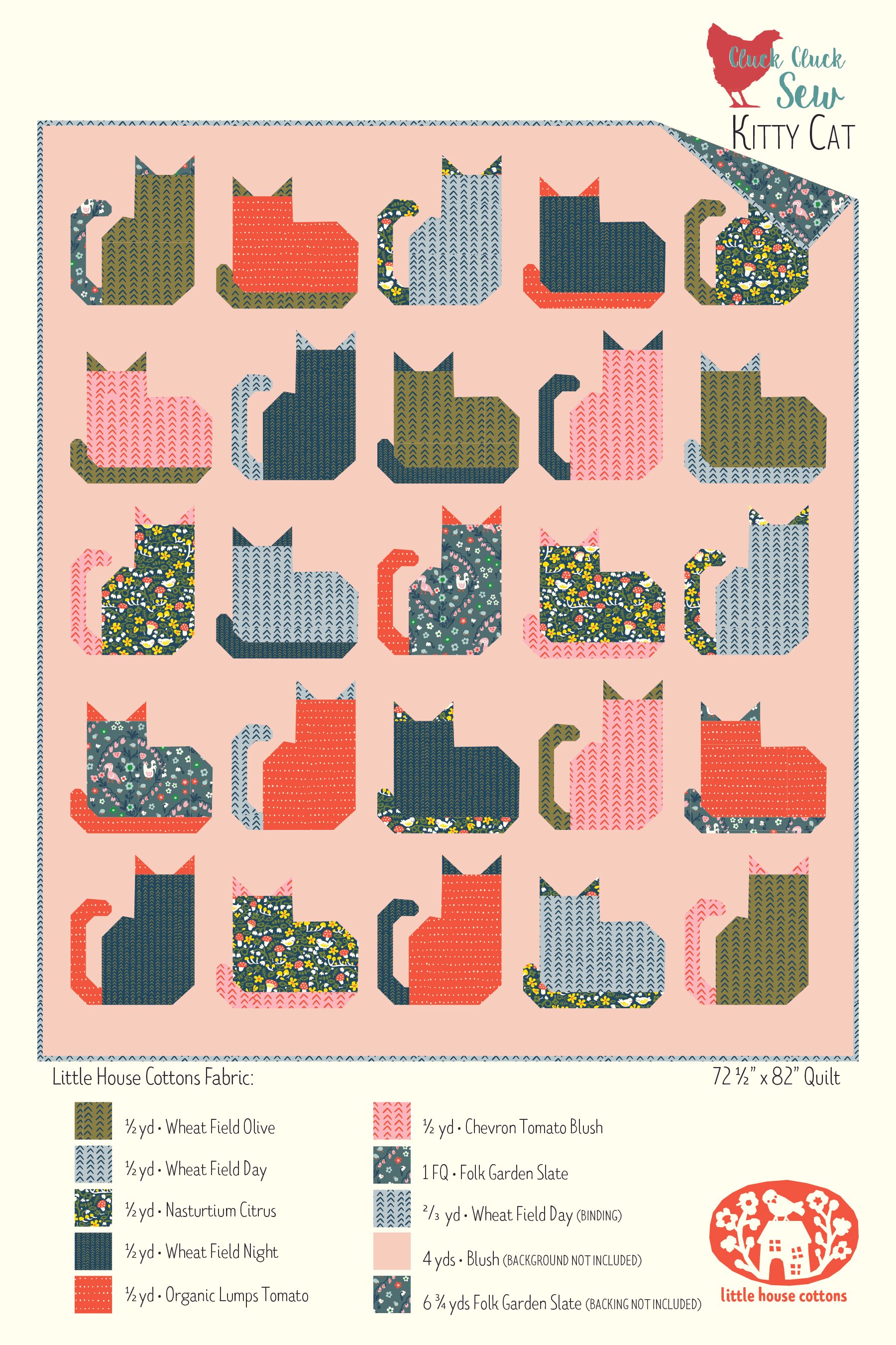 Kitty Cats Quilt Kit
