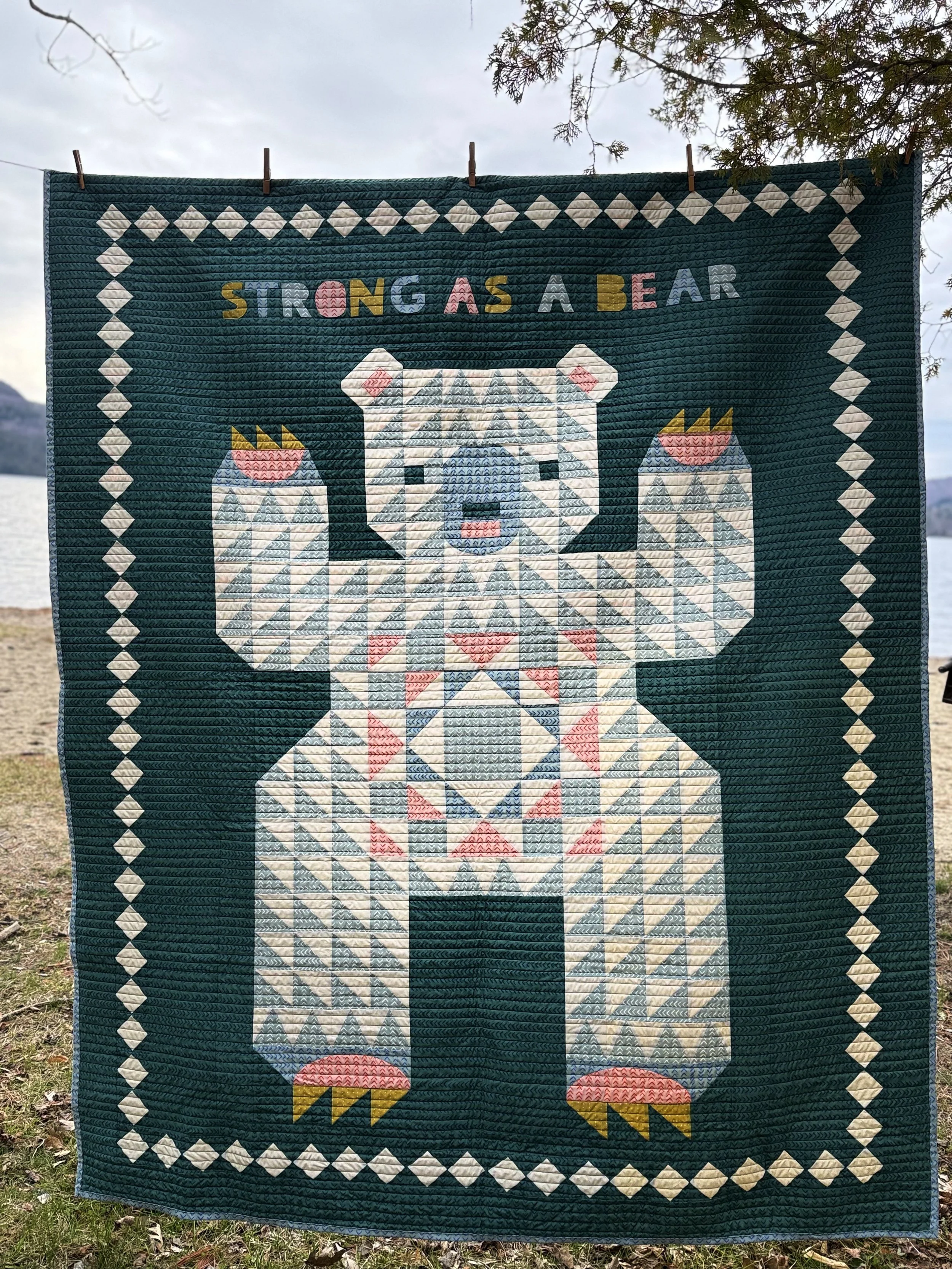Strong As A Bear Quilt Kit