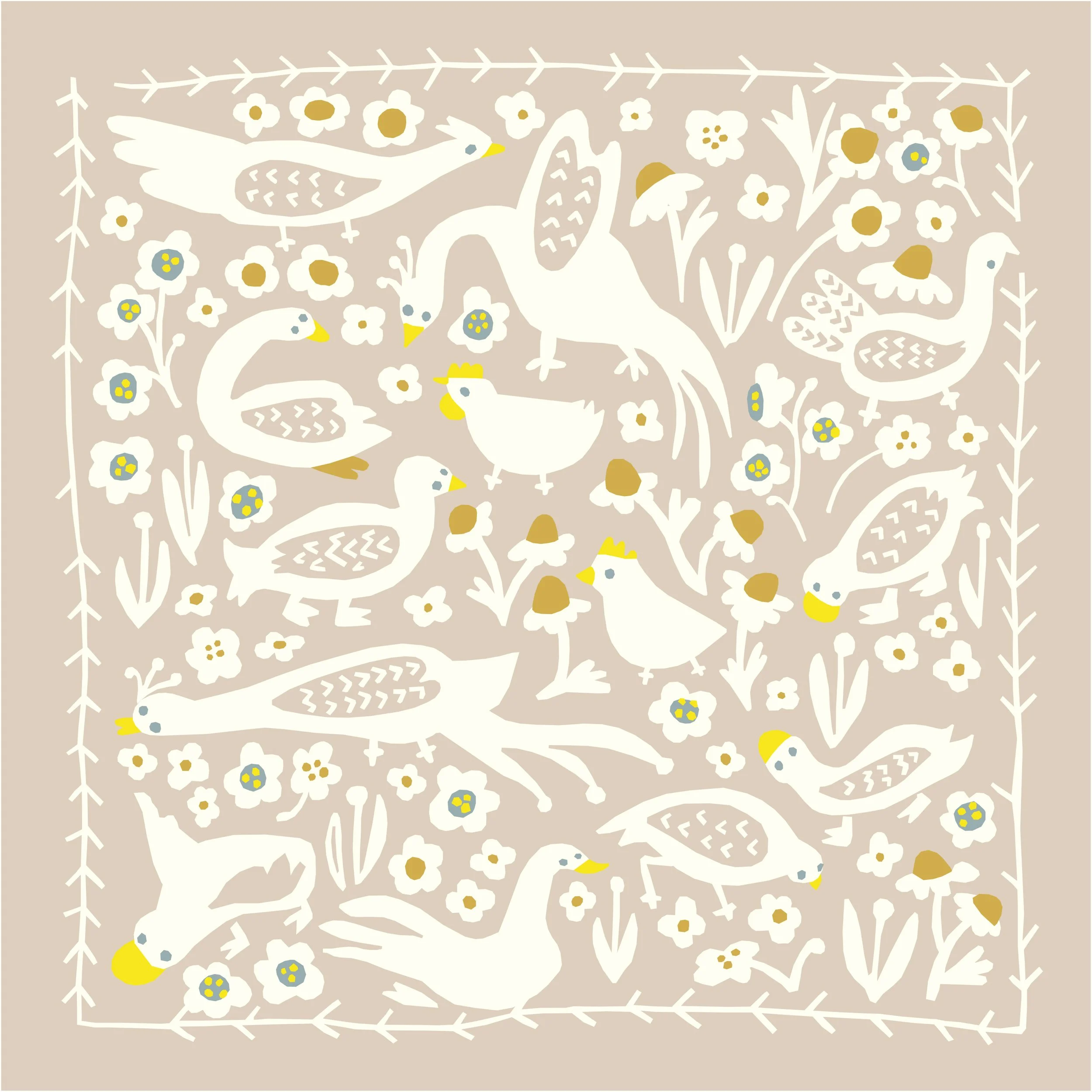 Down in the Meadow Whole Quilt Panel PREORDER  for September Delivery