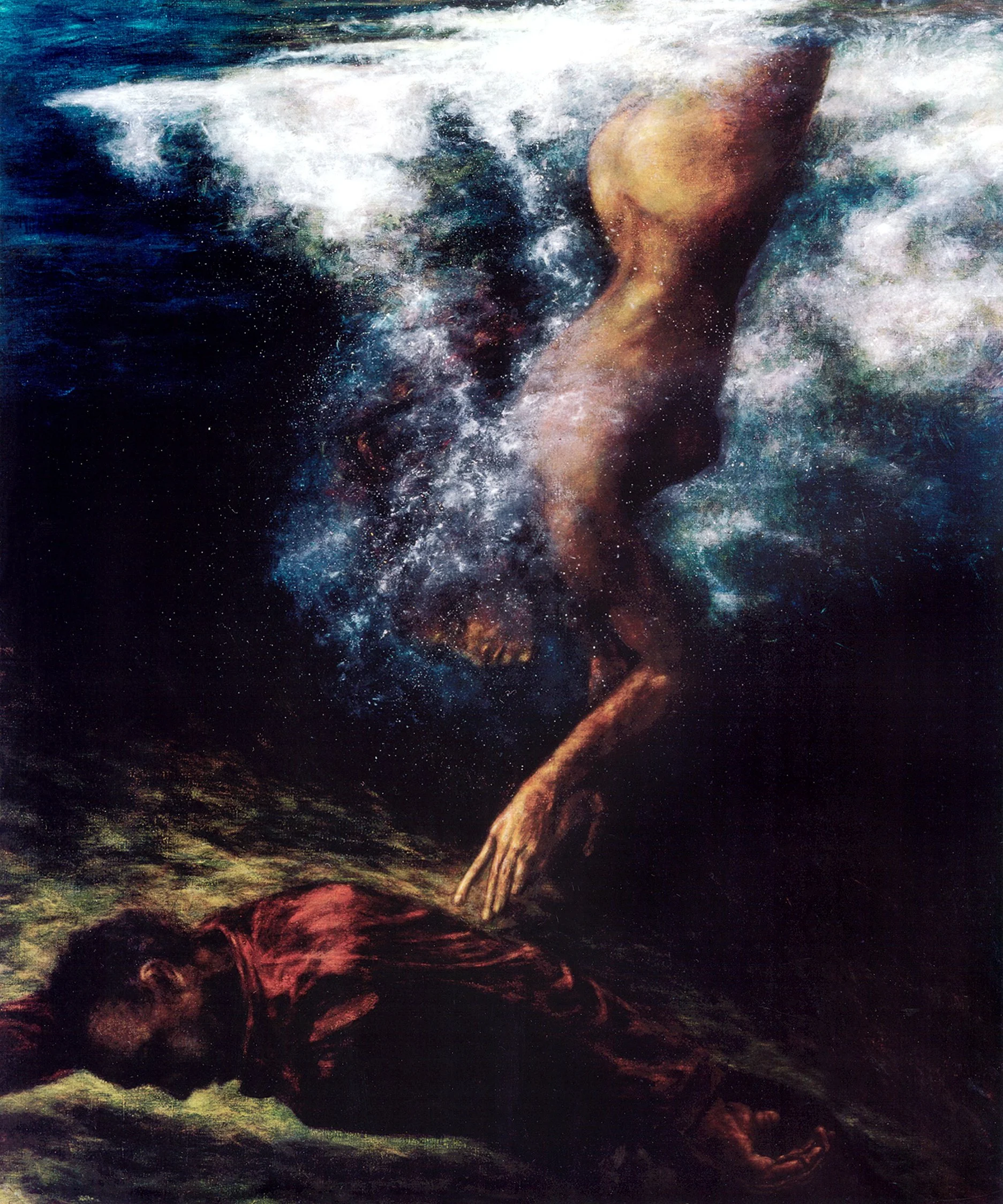 Rescue IV, 72" x 60" oil on linen