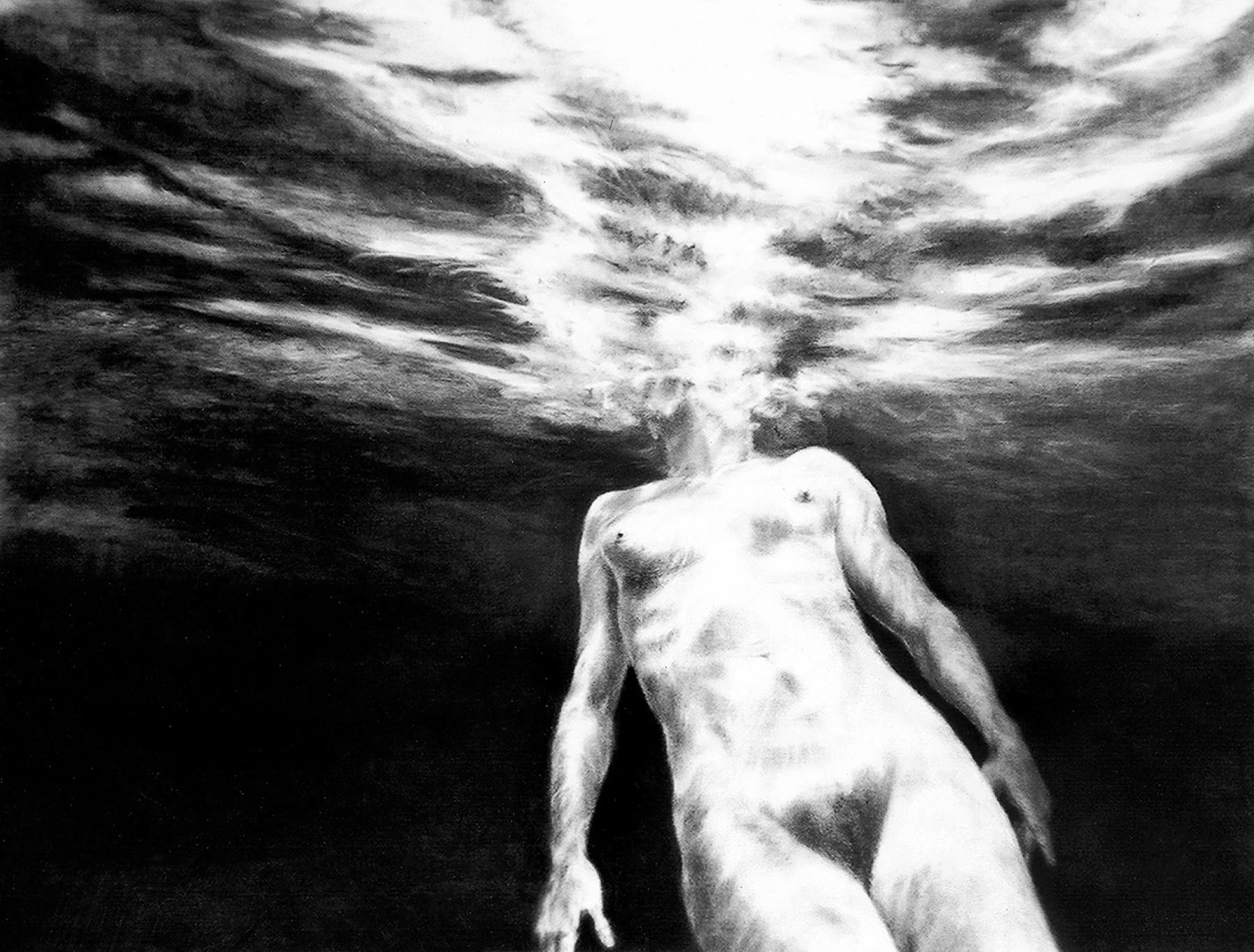 Search for the Beloved, 38" x 52"charcoal