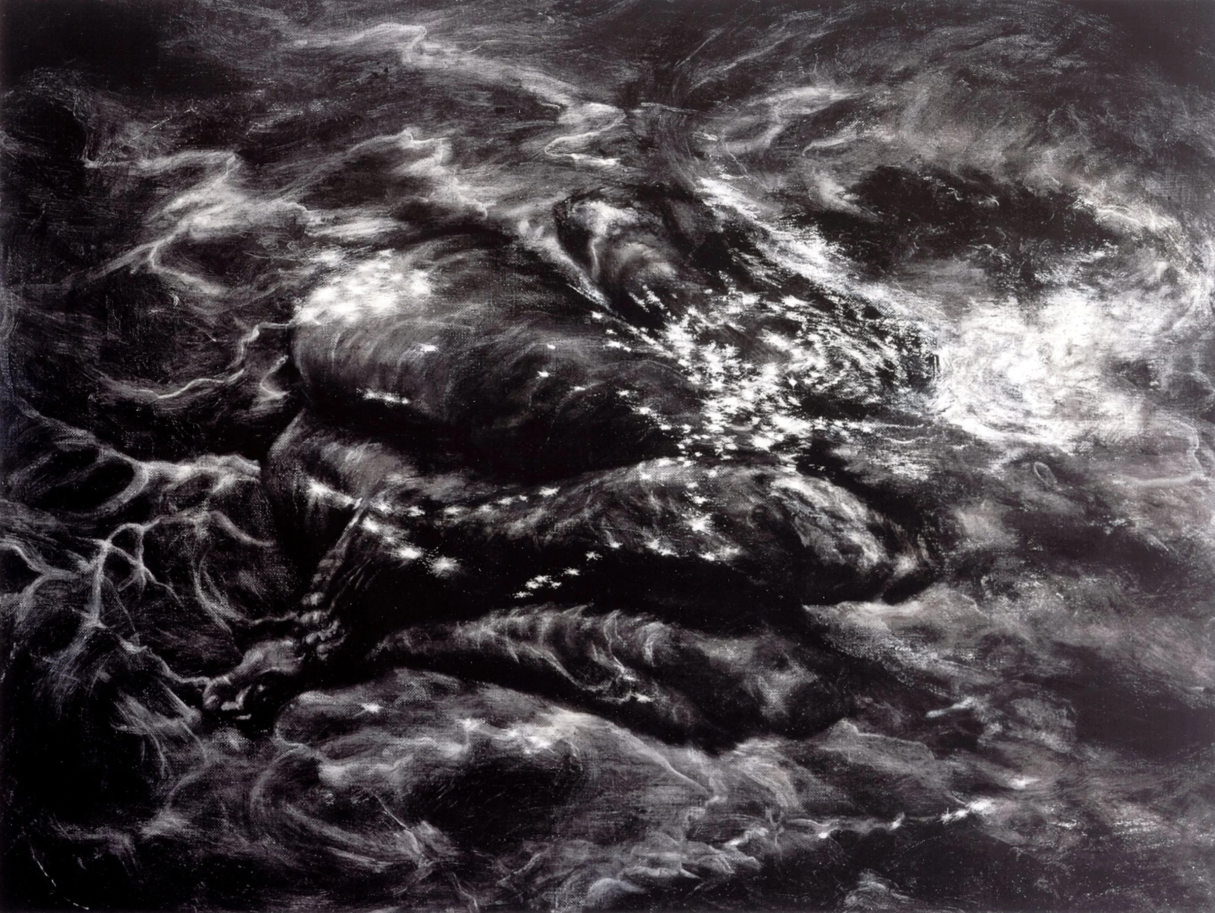 Birth, 72" x 96" oil on linen