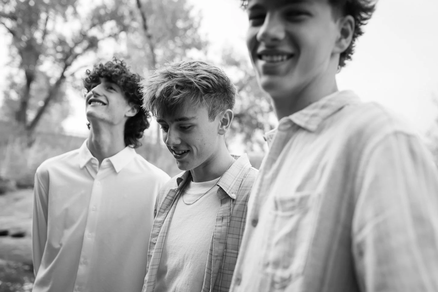 I had so much fun with these 3 besties. They brought all their lighthearted energy and strong friendship to this group Class of 2026 session. Photo 2 could be their band album cover. I'd call it &quot;Seventeen Summers&quot; any other ideas?