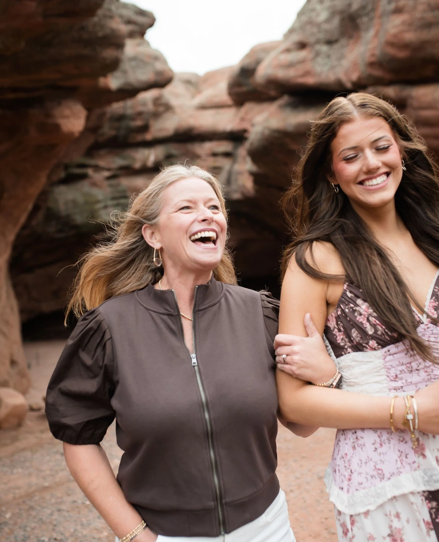 A mom's love, it never stops flowing, it's like a river that flows for infinity. So much love captured here surrounded by nature's beauty. ⁠
⁠