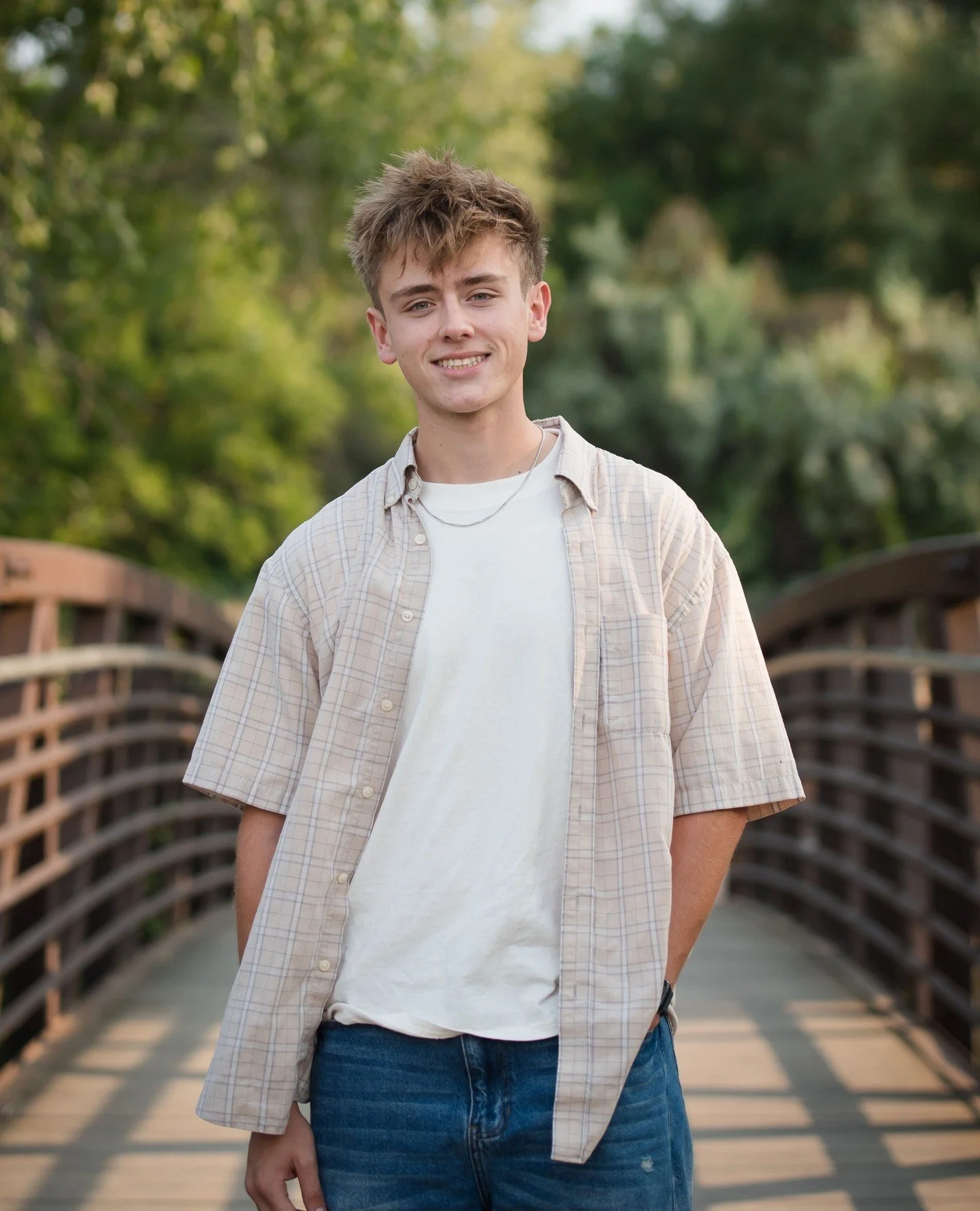 All smiles and all serious, either way, he shines! Loved photographing Ethan and his fun personality. ⁠
⁠
#seniorphotos #classof 2026 #denverseniorphotos