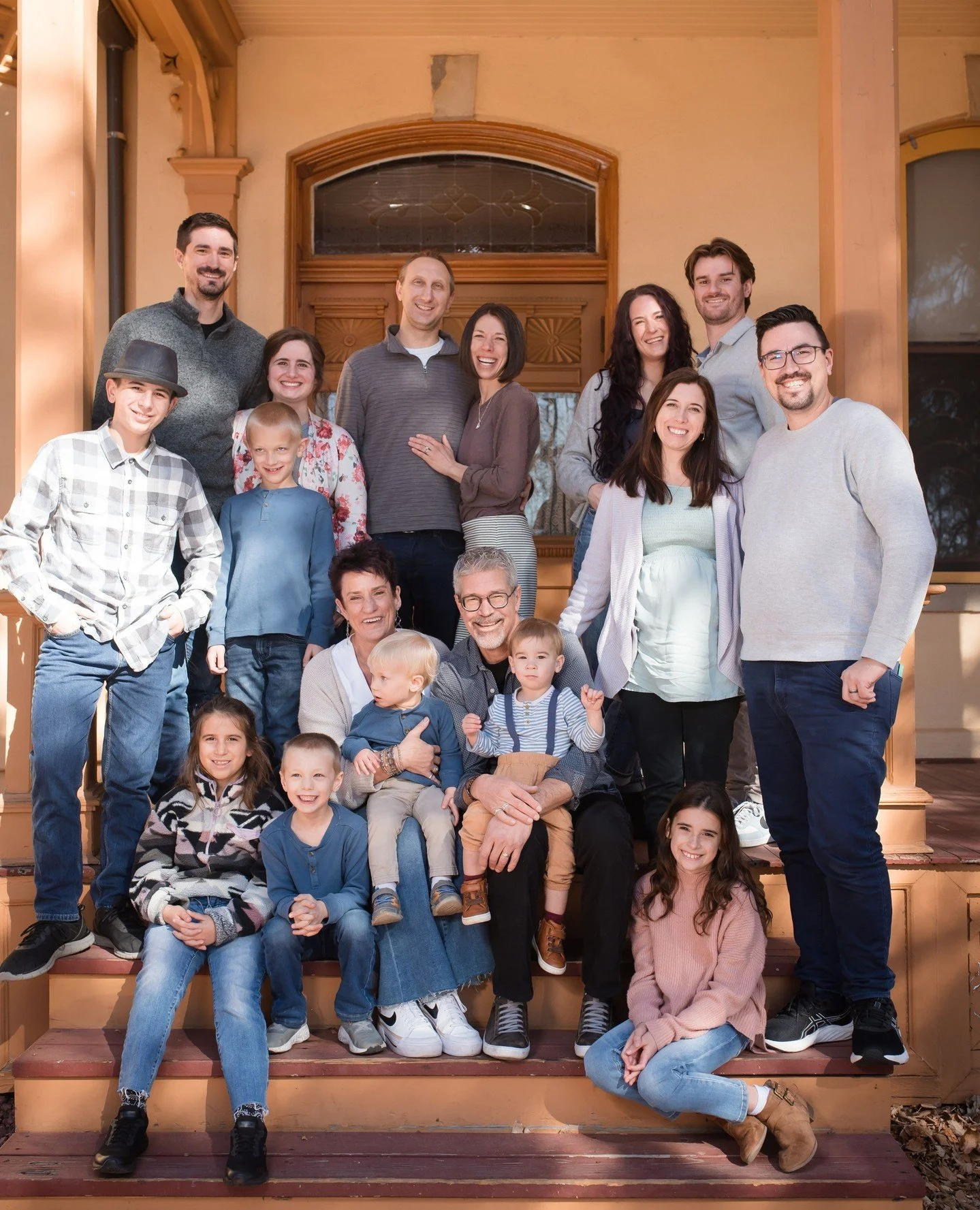 Three generations of love and affection right here. I admire the way this family shows up for one another in good times and bad. ⁠
⁠
#denverfamilyphotographer #portraitphotography #familyphotoshoot