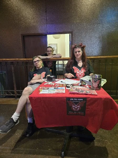 FATAL Butterfly Merch Table