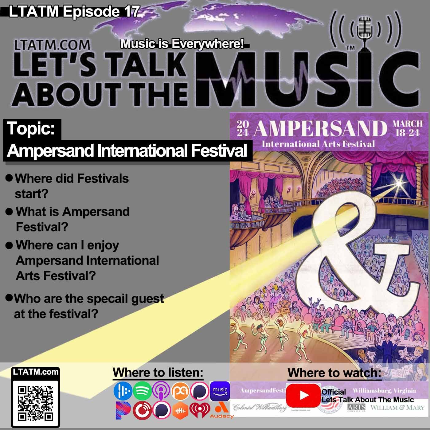 Episode 17: The Ampersand International Arts Festival