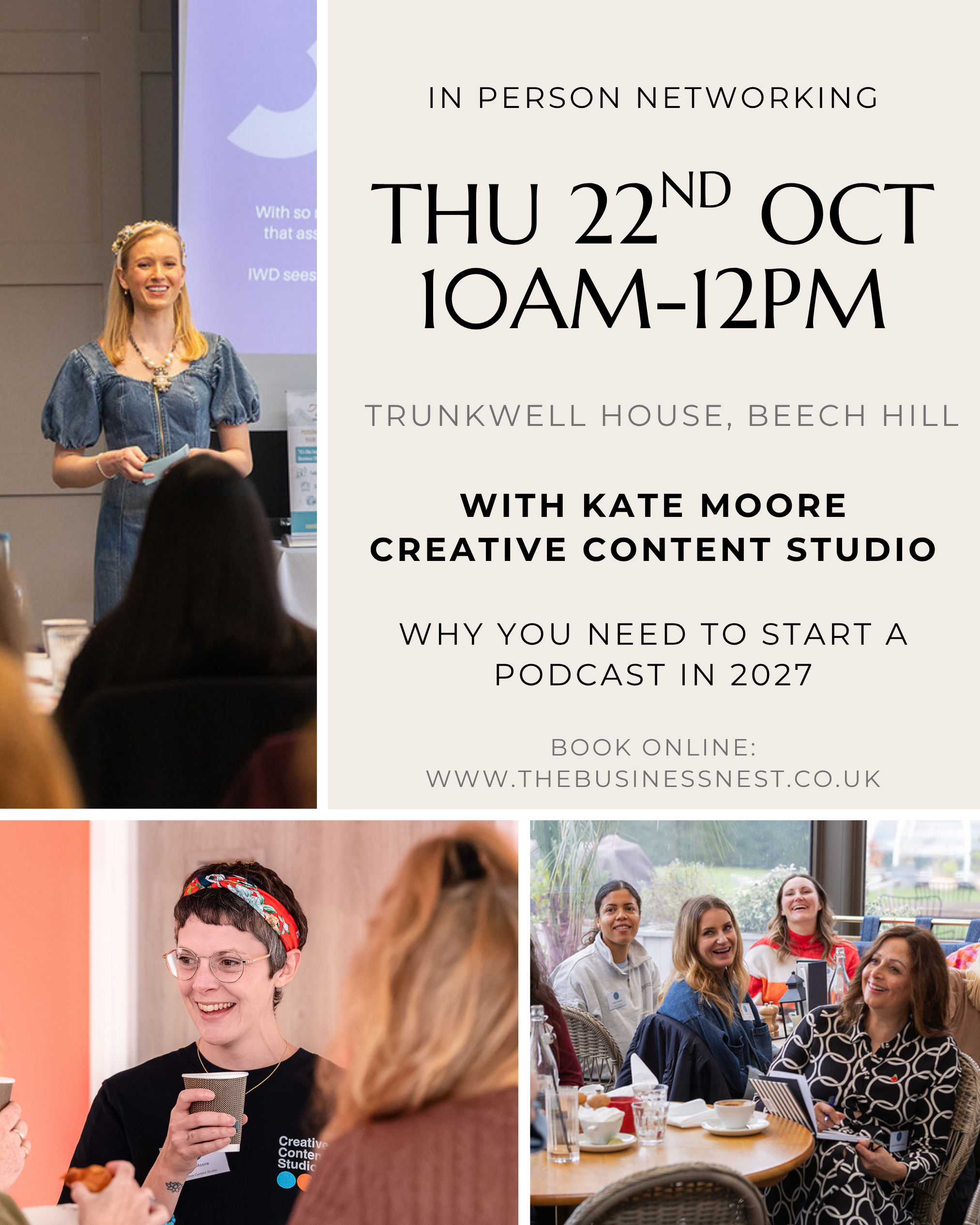 Business Networking: Thu 22nd Oct (Reading)