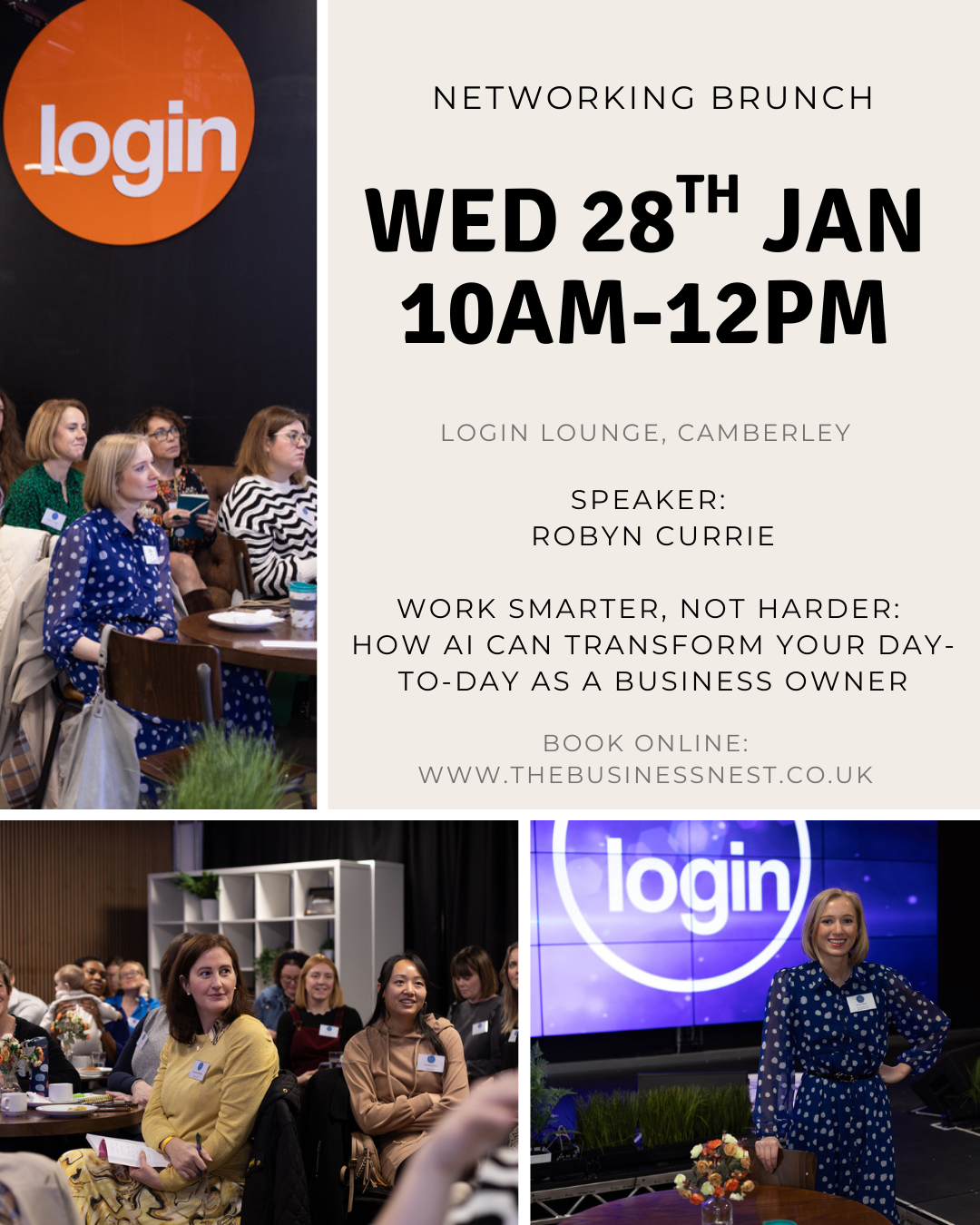 Business Networking: Wed 28th Jan (Camberley)