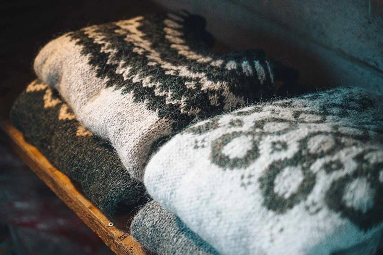Some wool sweaters from Hestar og Fjöll