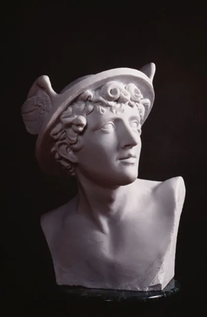 Mercury, Italian marble, 53 × 37 × 31 cm