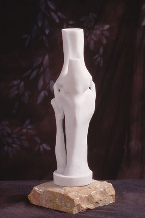 Knee, Italian marble, 37 × 20 × 16 cm