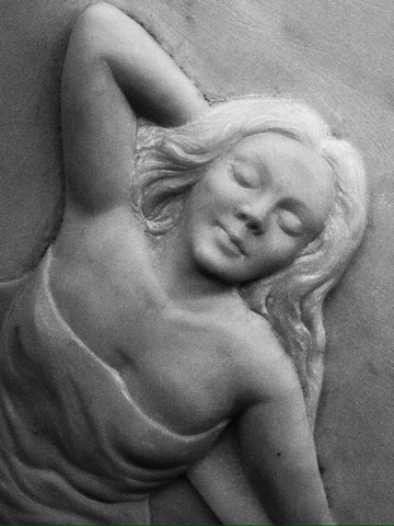 Le Zucche, Italian marble, 44 × 28,5 × 3 cm