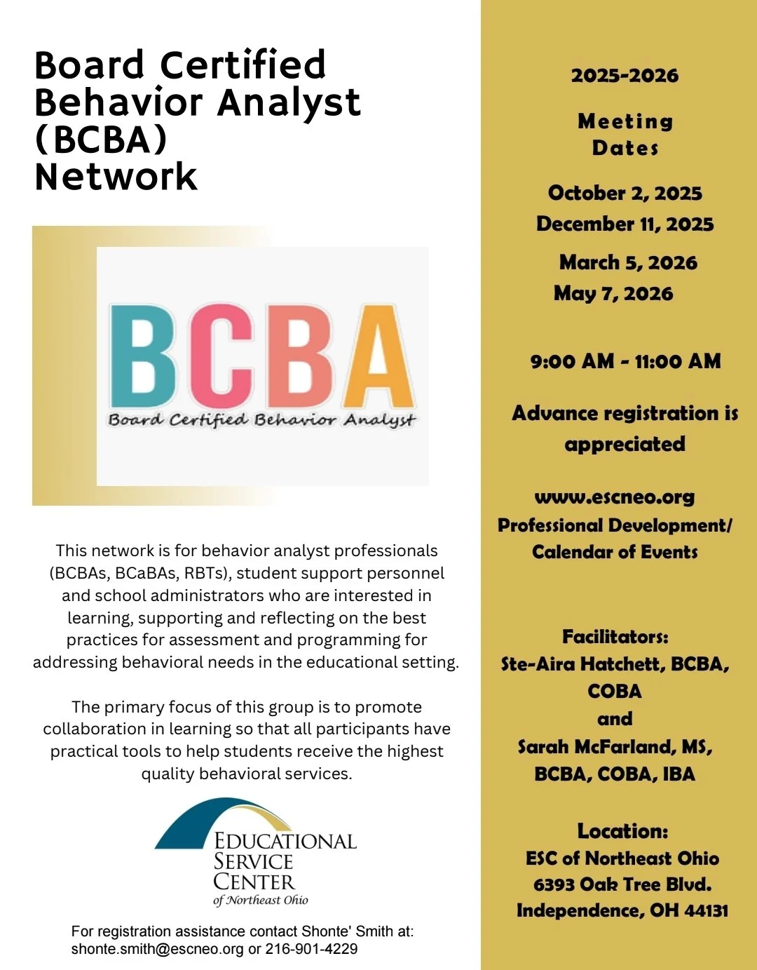 ESCNEO BCBA Network