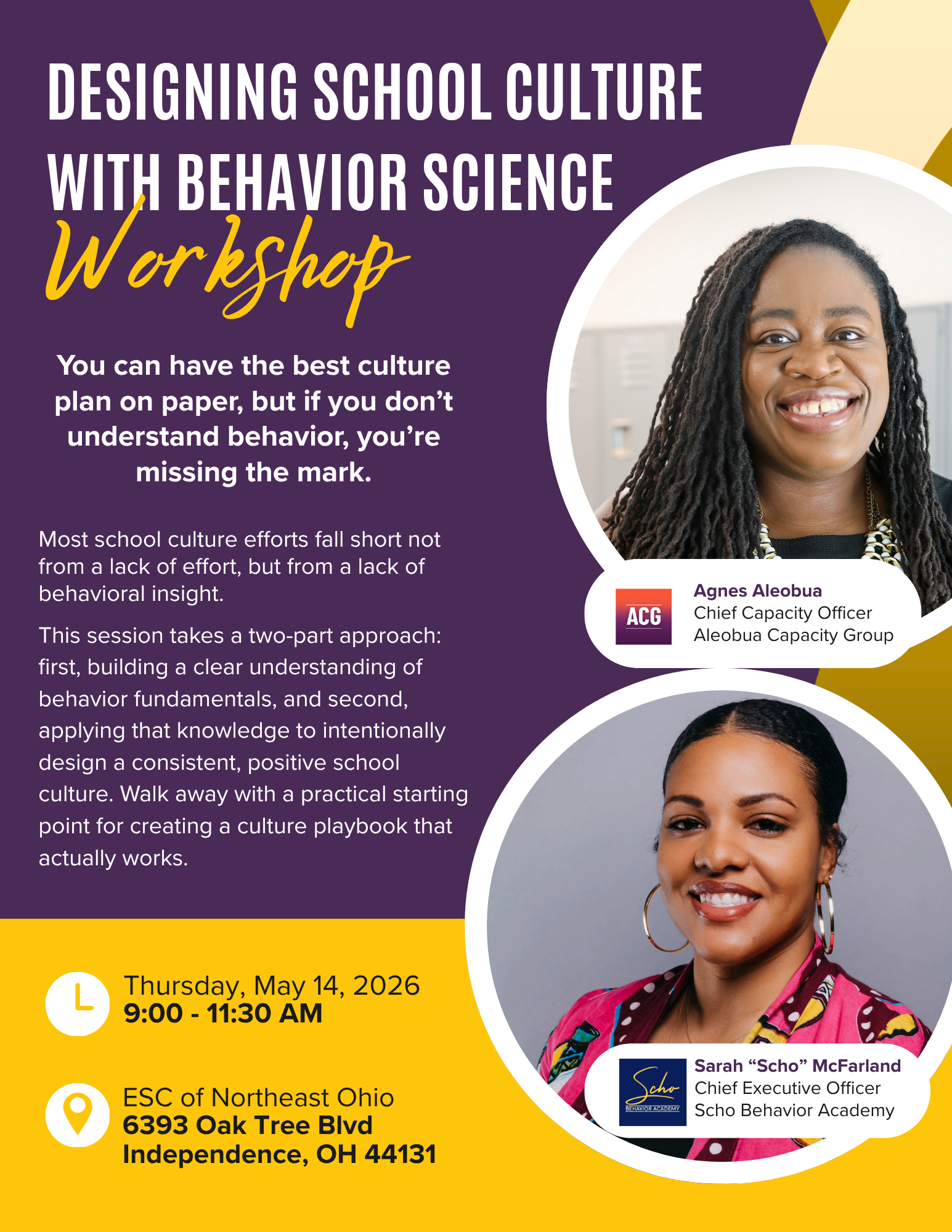 Designing School Culture with Behavior Science