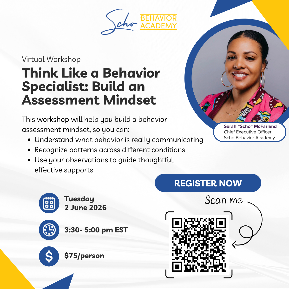 Think Like a Behavior Specialist: Build an Assessment Mindset