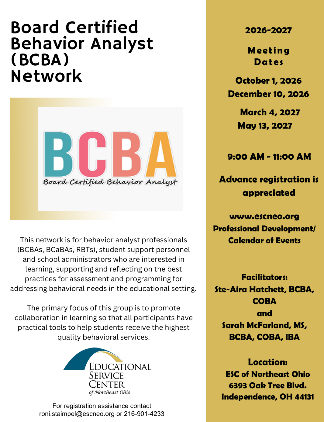 ESCNEO BCBA Network