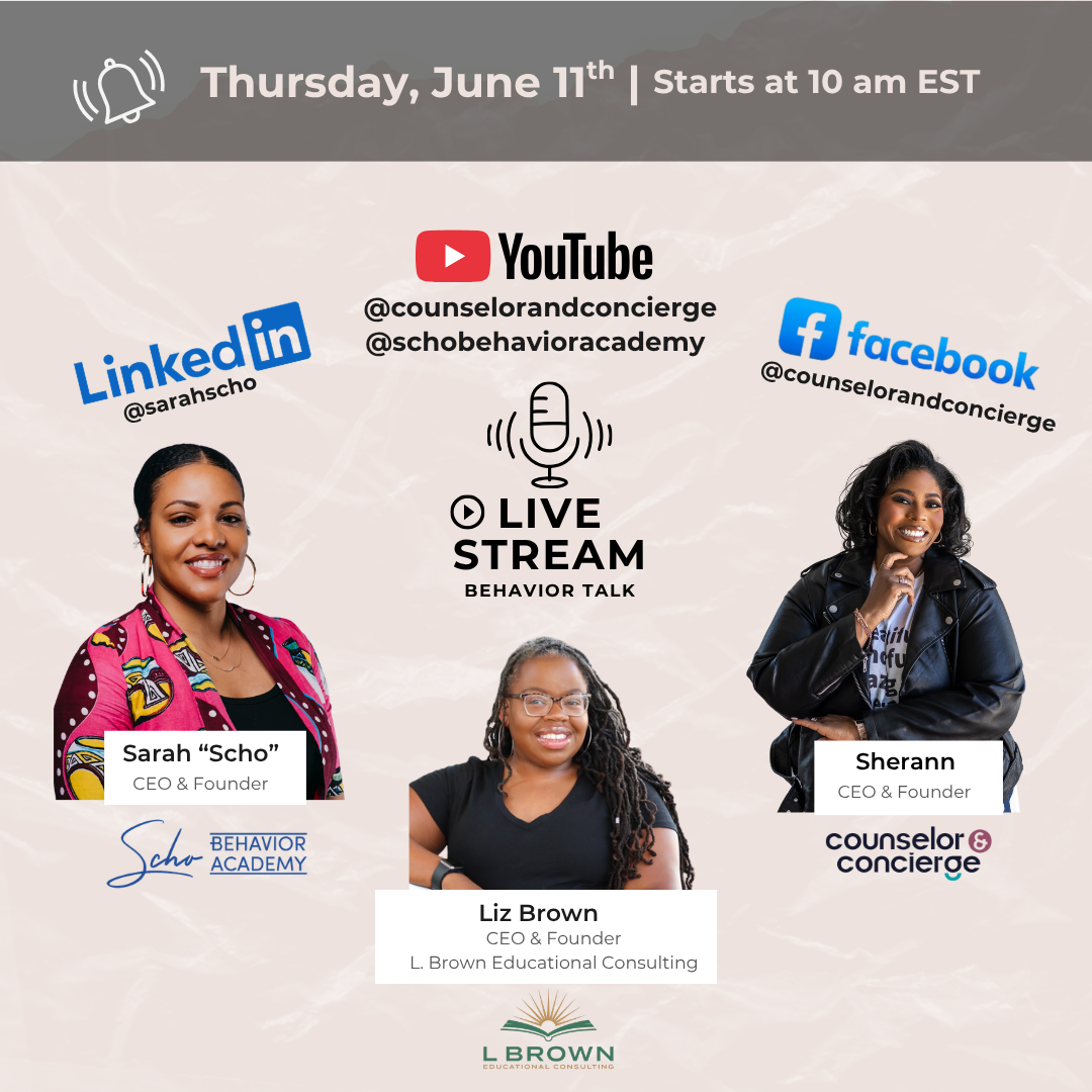 Behavior Talk Live! w/ Scho &amp; Sherann