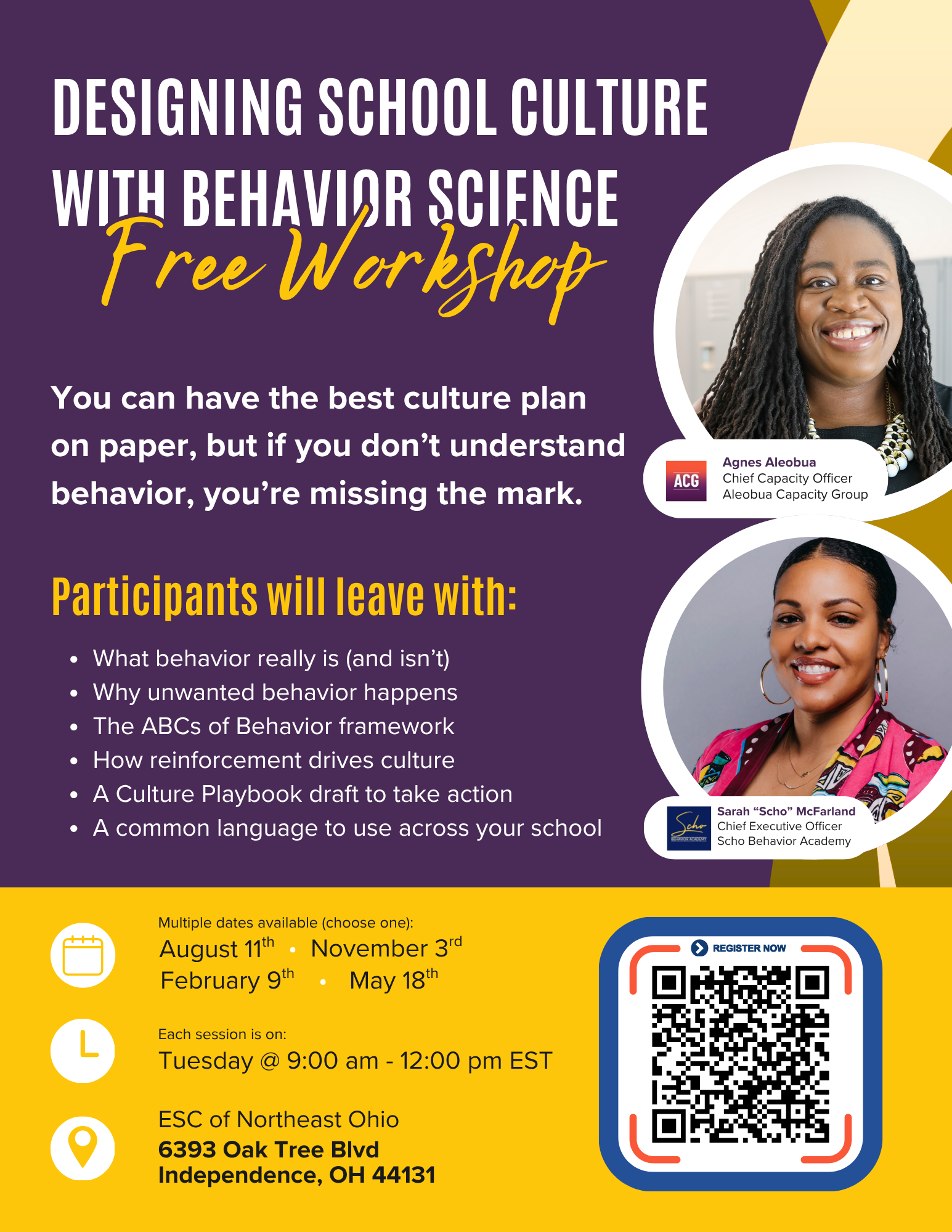 Designing School Culture with Behavior Science