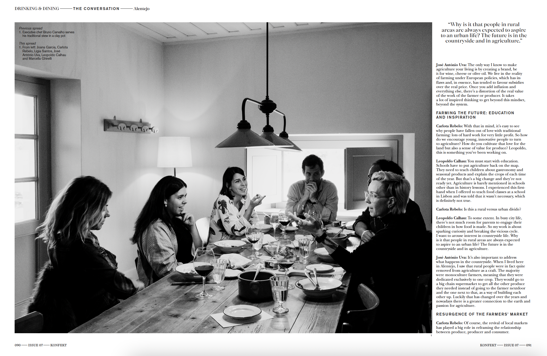 Konfekt magazine: talking crops