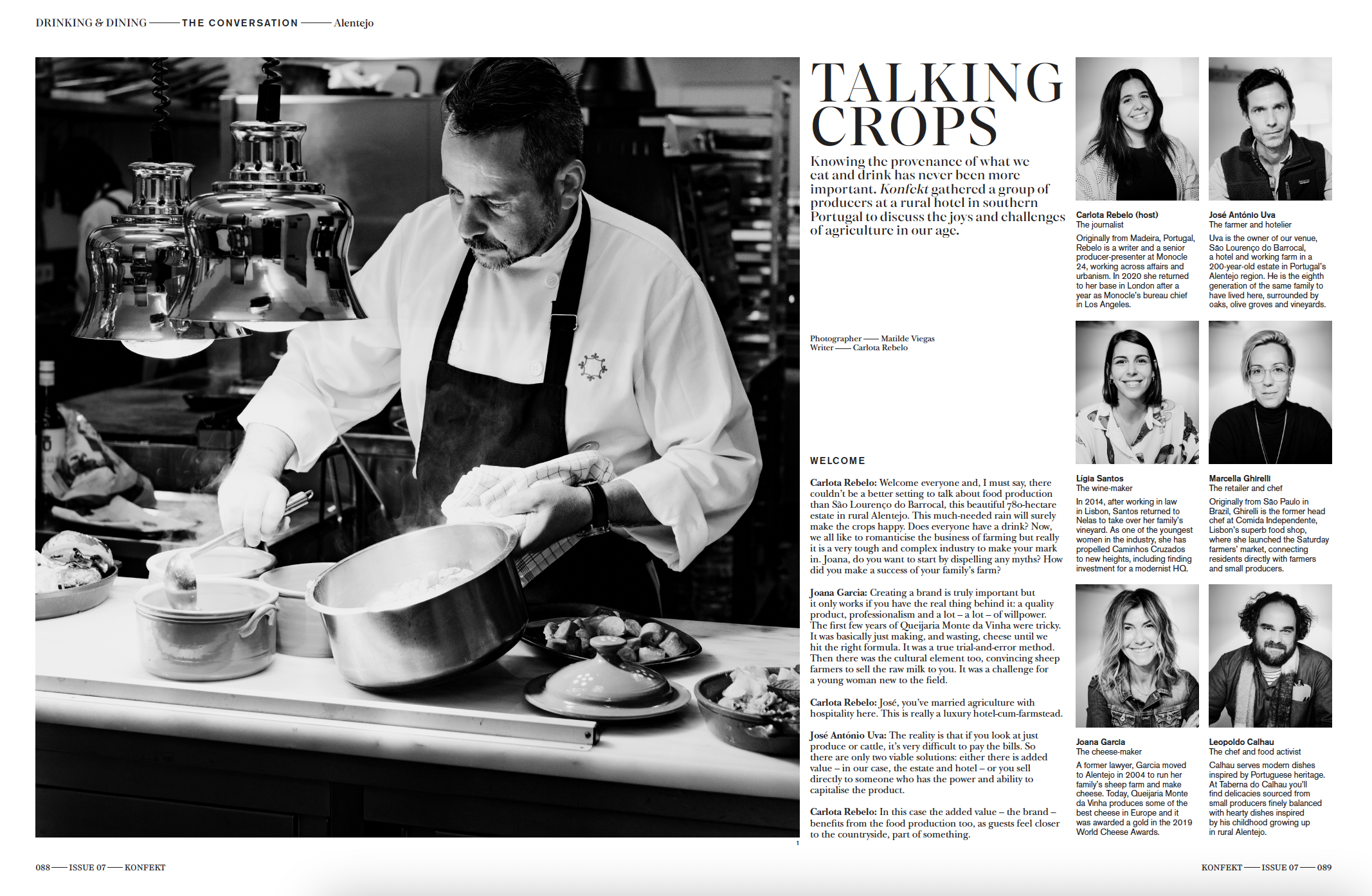 Konfekt magazine: talking crops