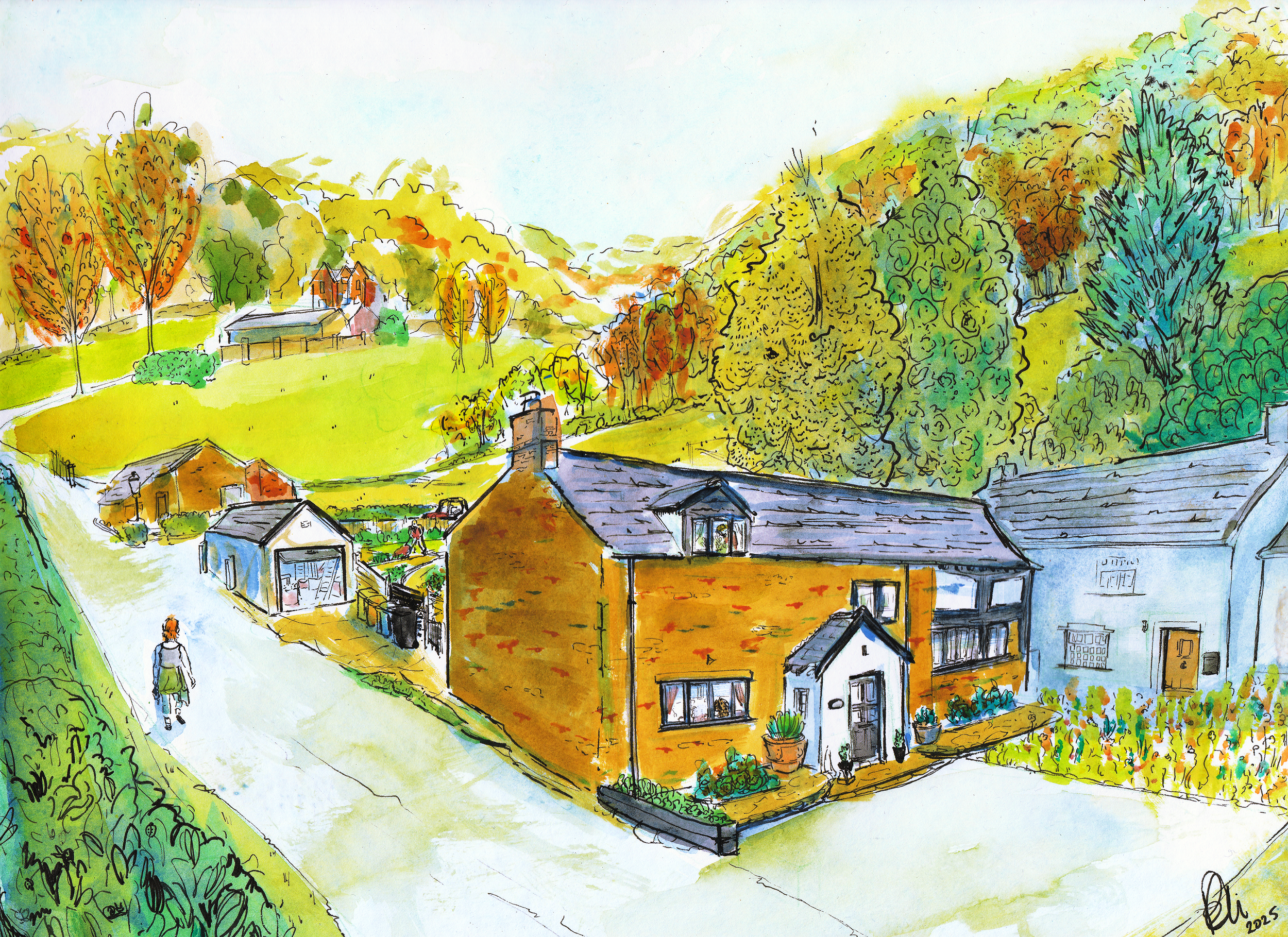 Strines House, Marple, Stockport, Illustration by Beth Gillespie Art.png