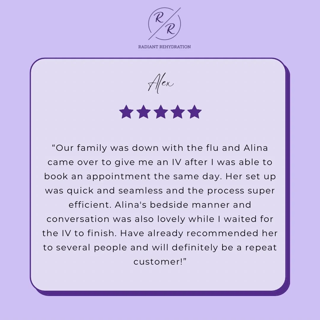 We 💜 love notes from our wonderful clients. Tailored and convenient wellness is our goal at each and every appointment. Have we provided exceptional service you&rsquo;d like to world to hear about? Leave us a Google review - it takes less than 5 min