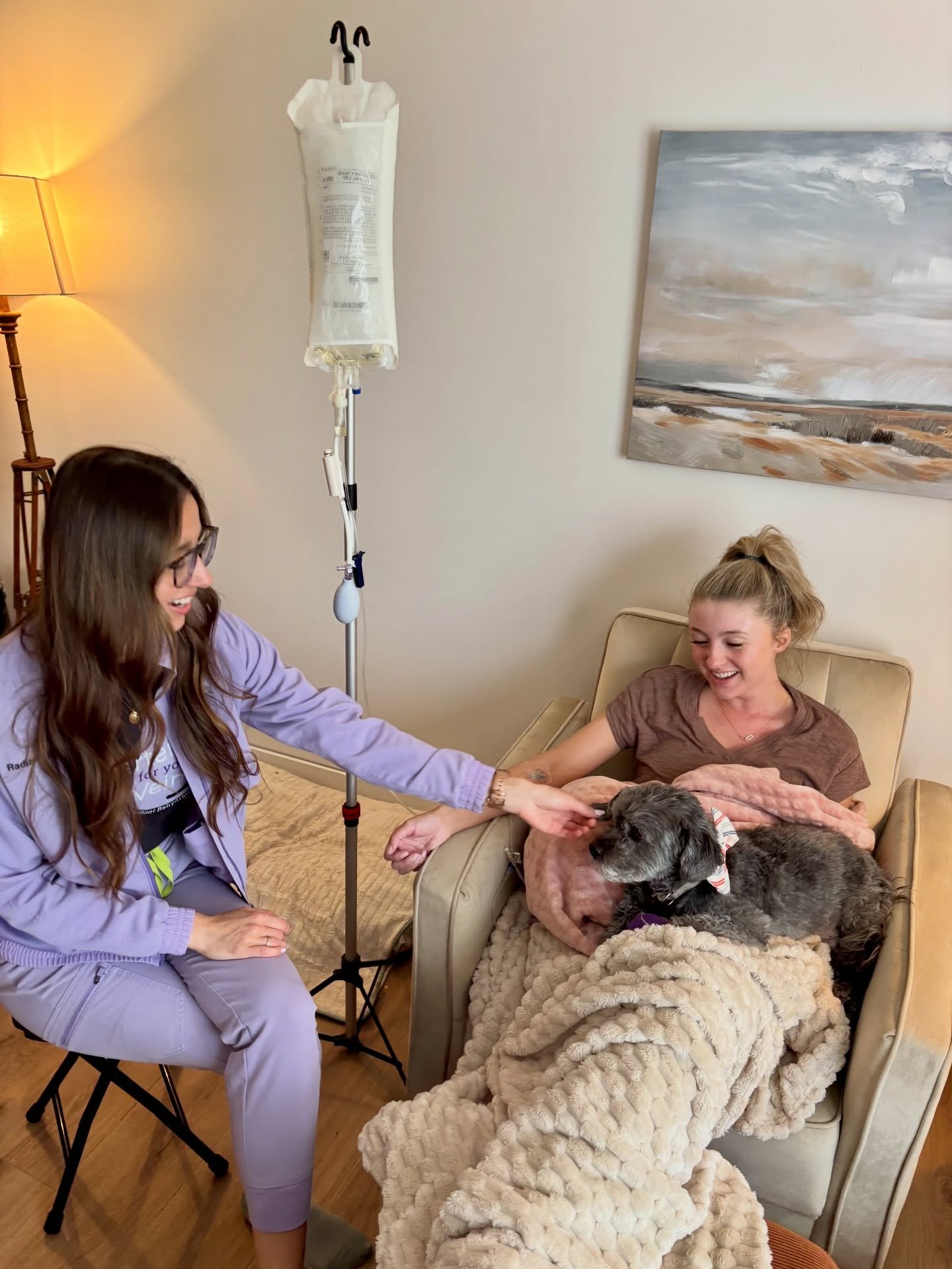 The pets of Radiant Rehydration make our job a little more fun 😍We love meeting your sweet animals!