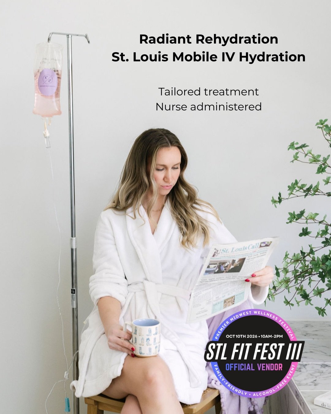 Join us for killer IV hydration, vitamins shot, and NAD+ specials this Saturday October 10 at 1st Phorm HQ for the third annual Fit Fest. Explore the vendor village to meet new local wellness brands, bring the kids to the dedicated kids zone, jump in
